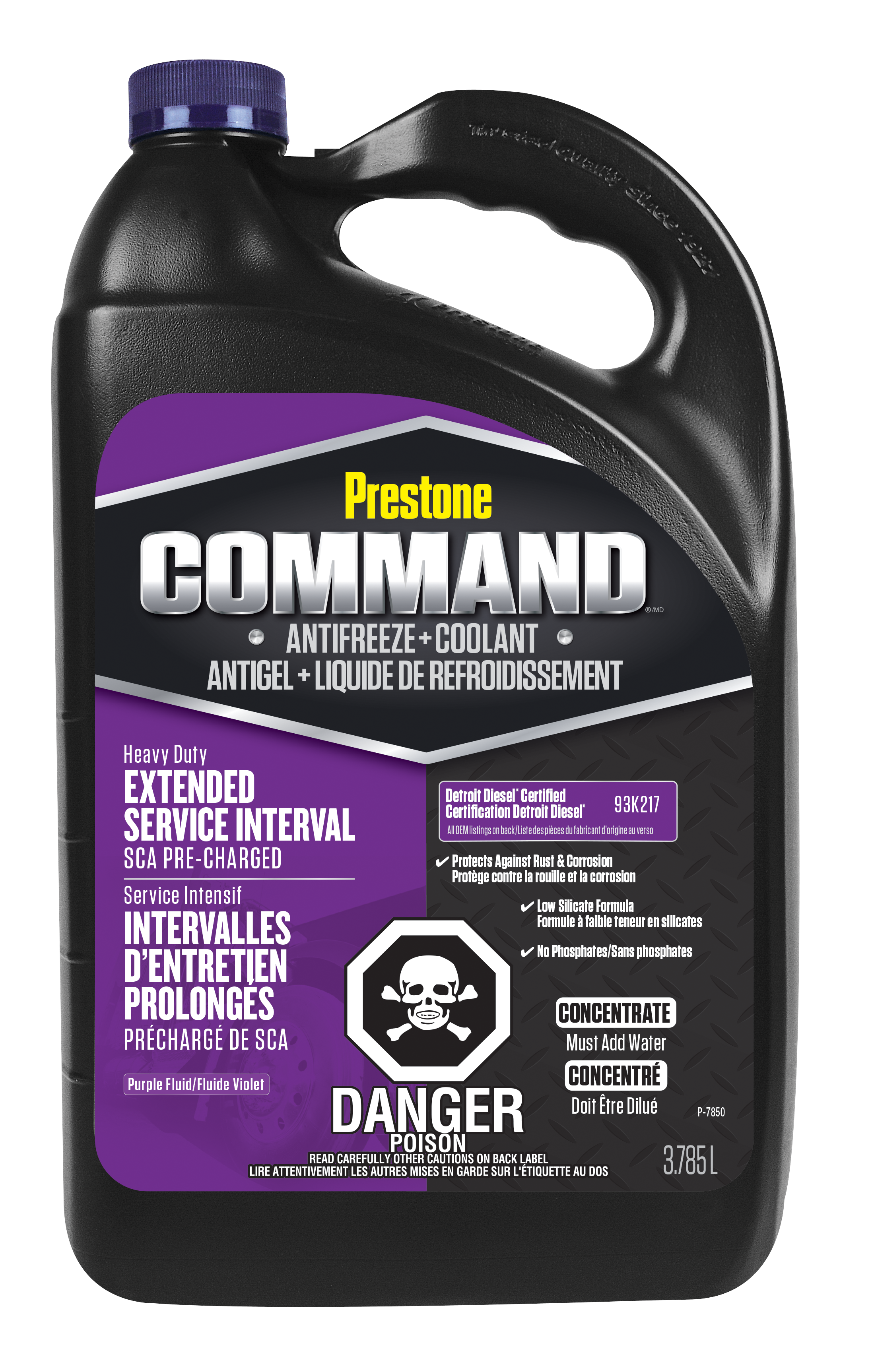 LIQUIDE DE REFROIDISSEMENT ANTIGEL COMMAND HD PRÉCHARGÉ 3,78 L