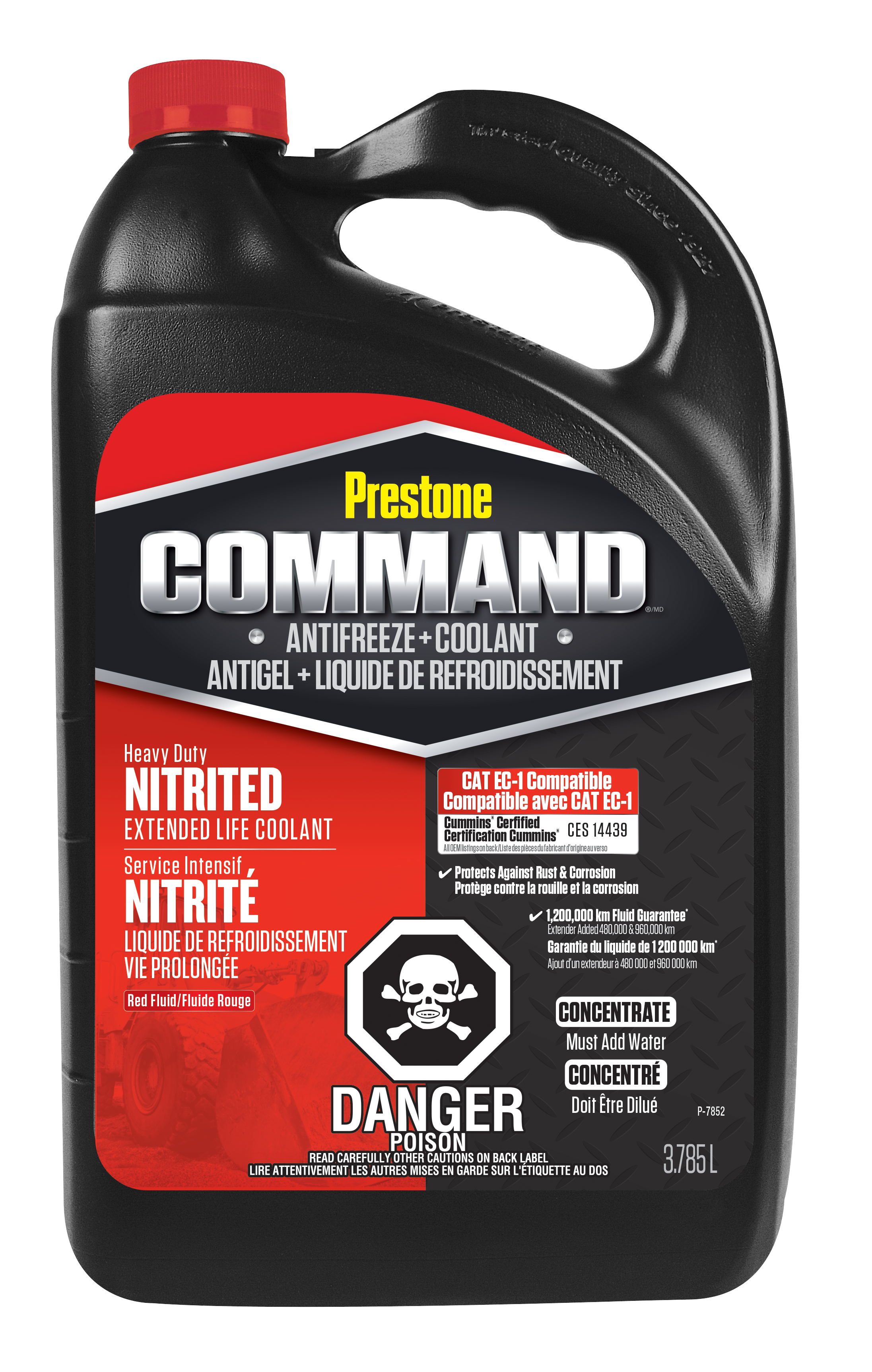 LIQUIDE DE REFROIDISSEMENT ANTIGEL COMMAND NITRITED NEXT LIFE 3,78 L