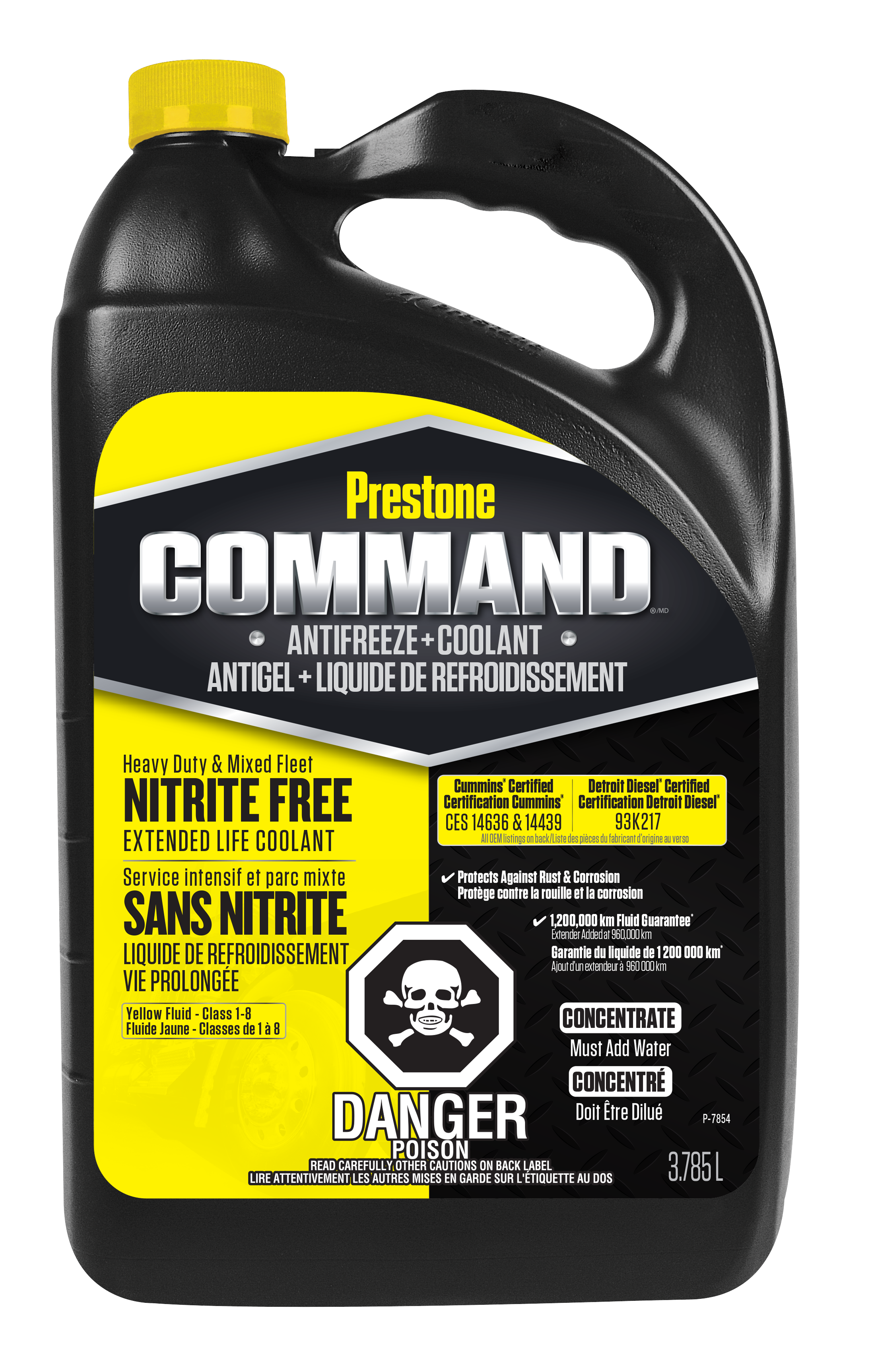 LIQUIDE DE REFROIDISSEMENT ANTIGEL COMMAND HD NEXT LIFE 3,78 L