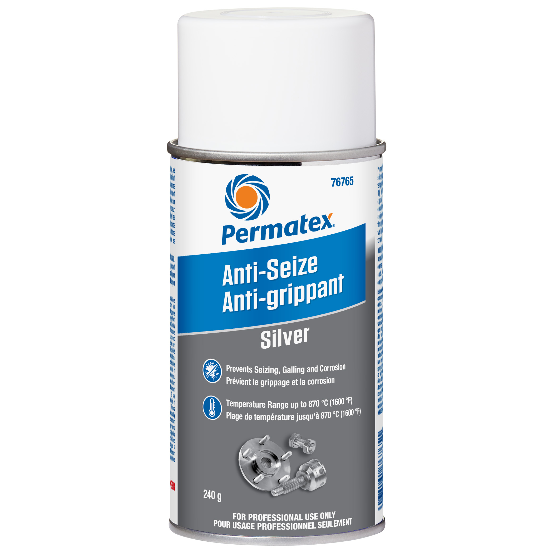 Antigrippant Permatex Silver Grade, 241 g en aérosol