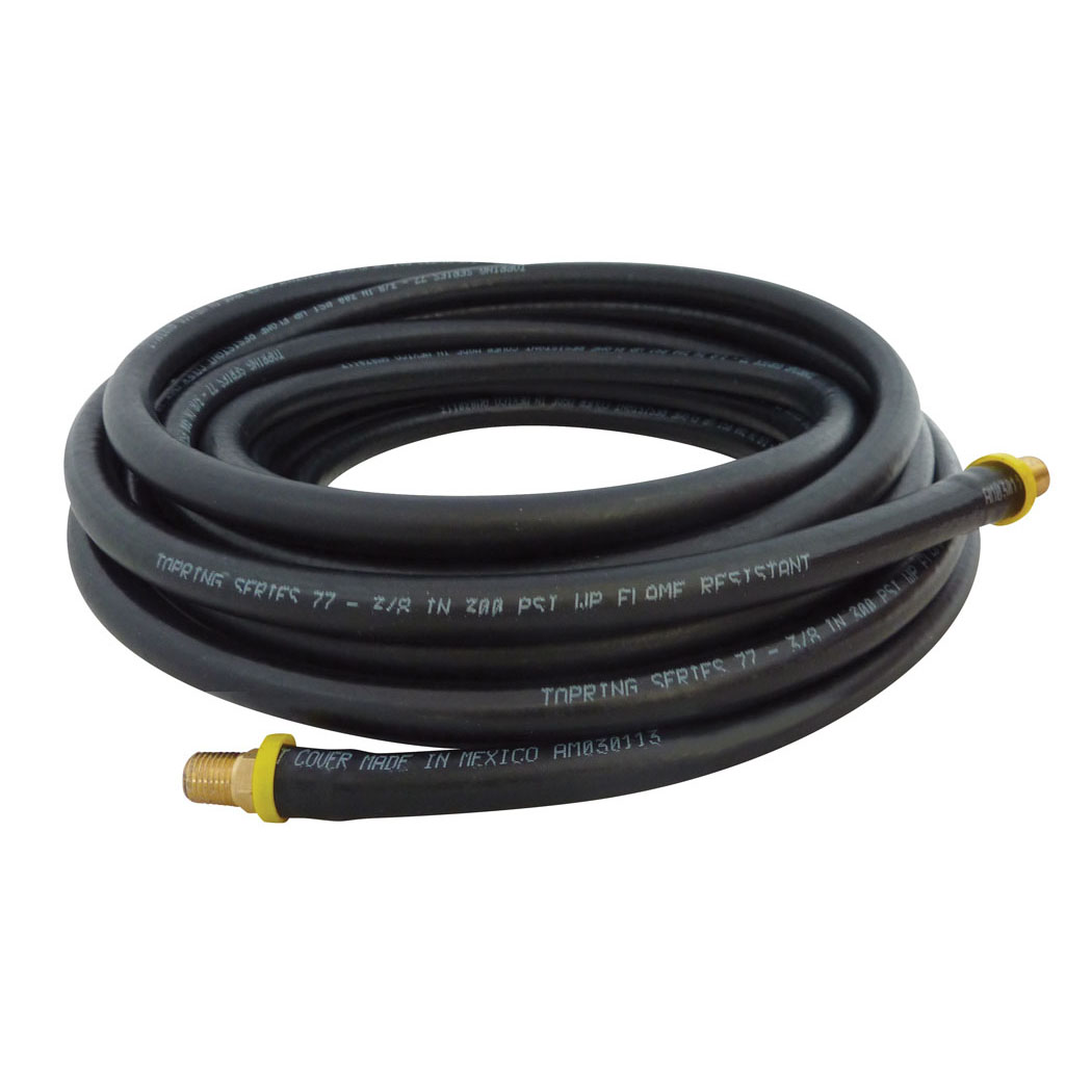 Push-On Rubber Hose 3/8 ID 35 Feet