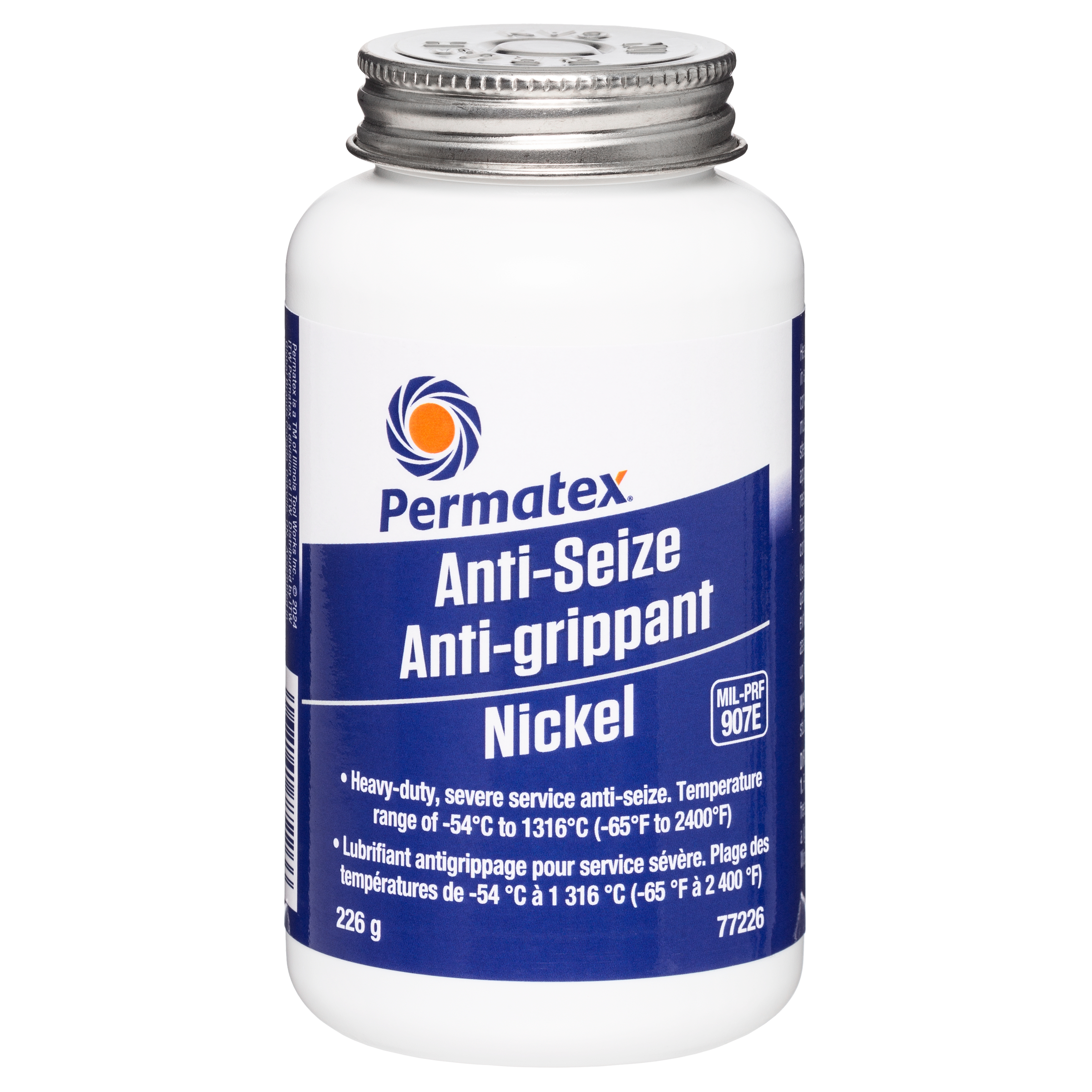 Antigrippant à haute température Permatex Nickel, boîte de 226 g