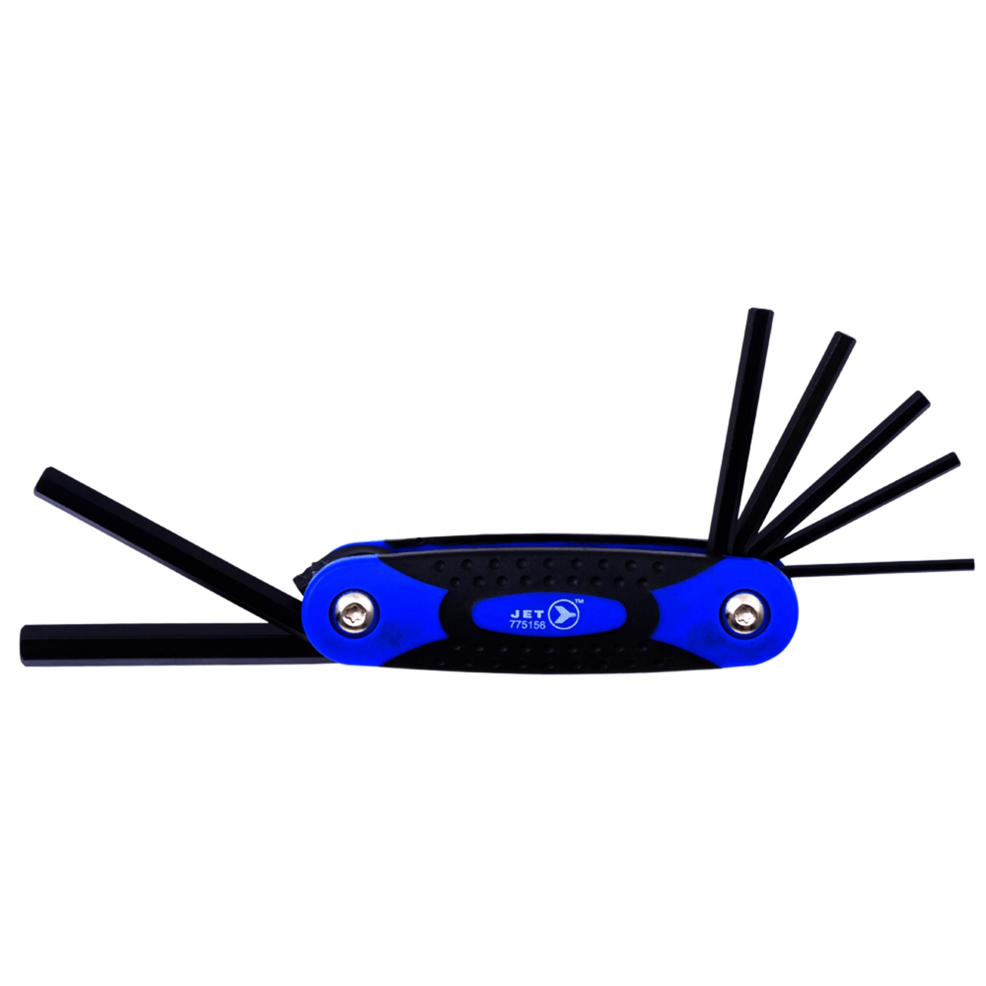 7 PC Metric Folding Hex Key Set