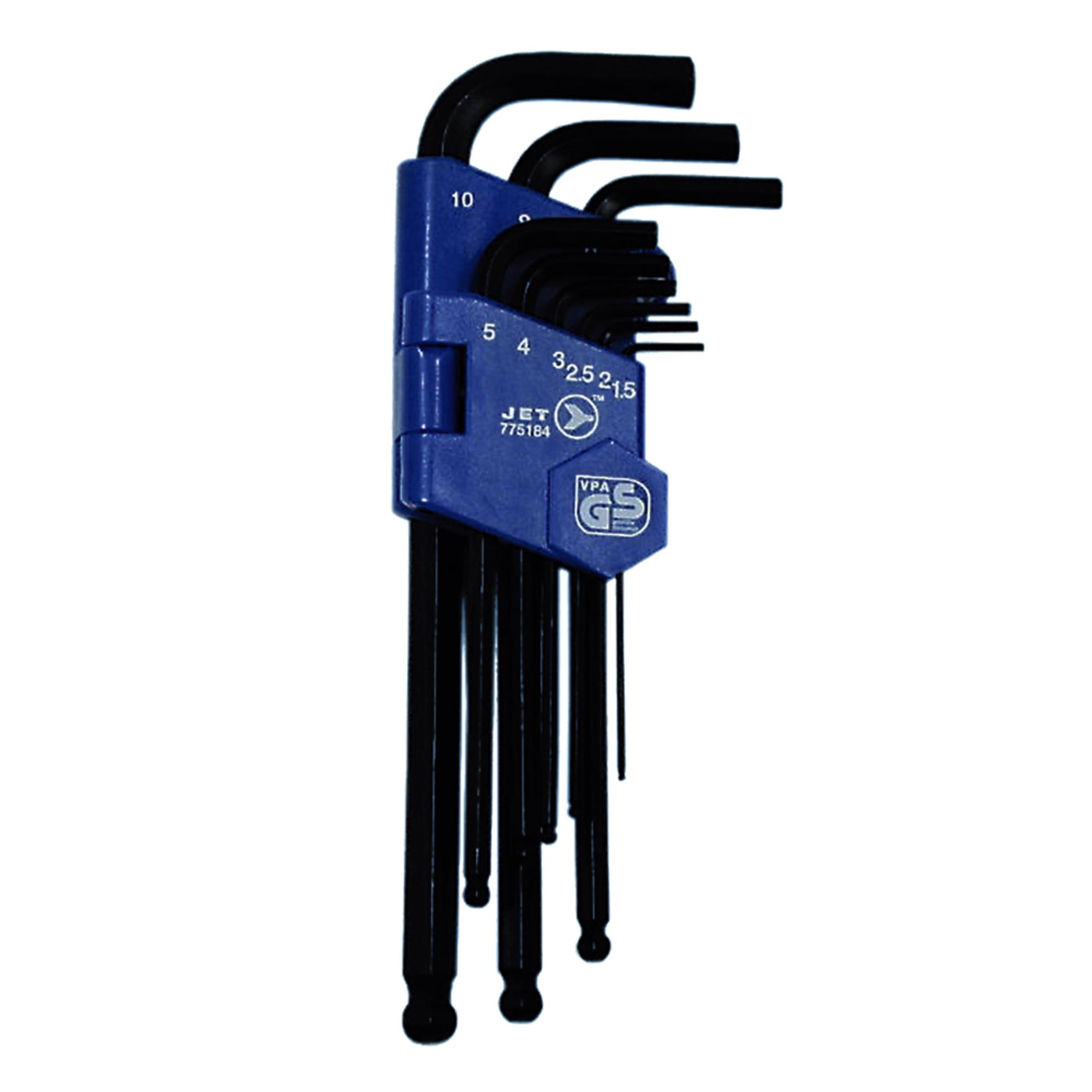 9 PC Metric Ball Nose Hex Key Set