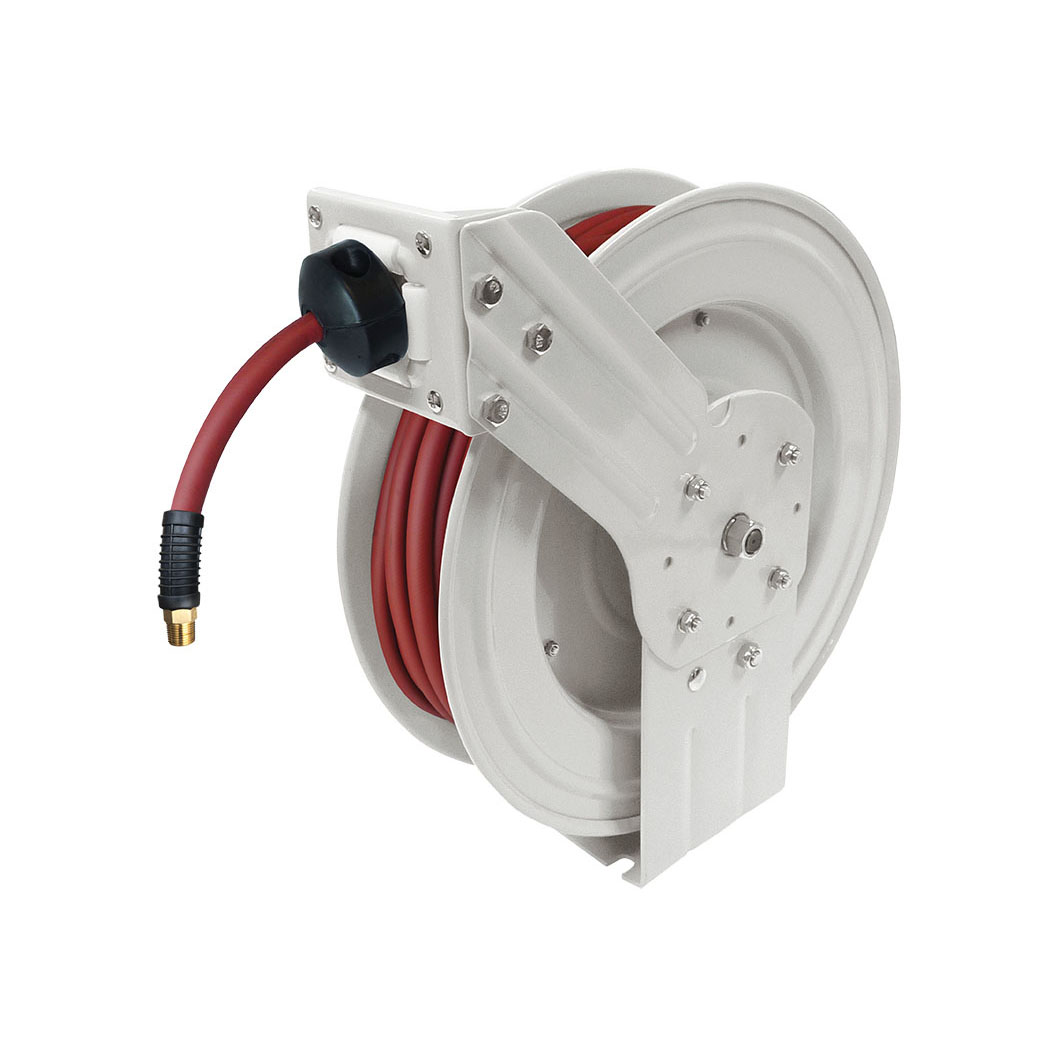 L Hose Reel With 3/8 Id 50 Ft. Polymer Hose