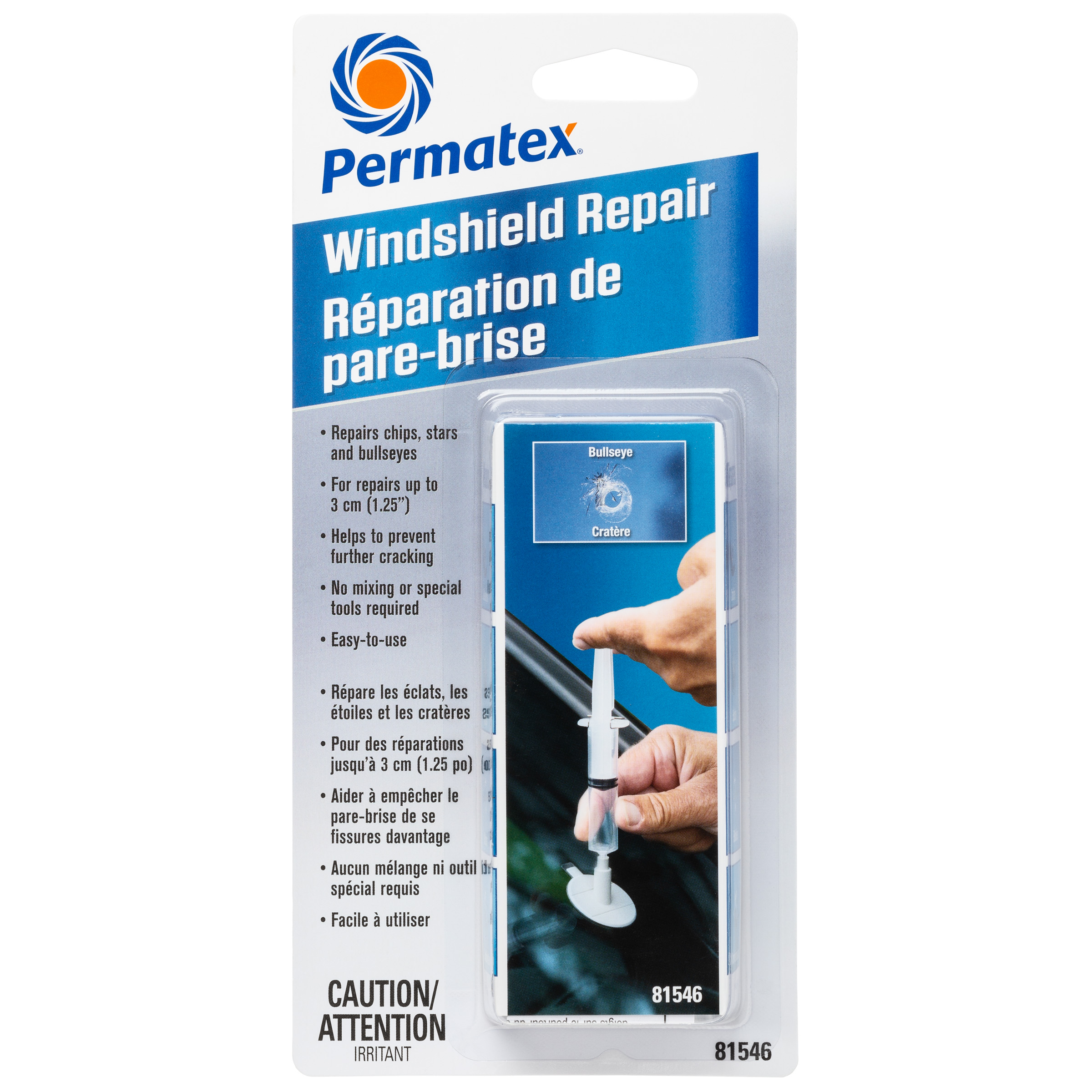Permatex Windshield Repair Kit - 0.75 Ml