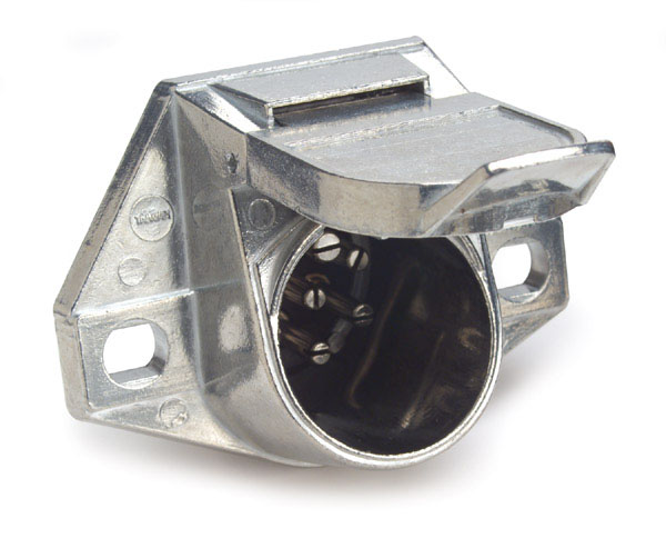 Solid Pin Socket, 7 Pole