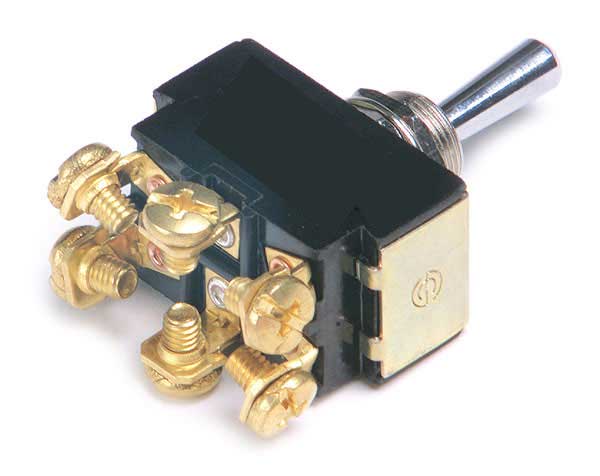 Toggle Switch, 20 Amp, 6 Screw, Mom On/Off/Mom On
