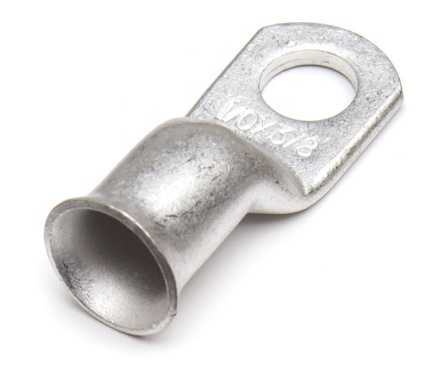Copper Lug, Tin, 4/0 Ga, 1/2", Pk 2