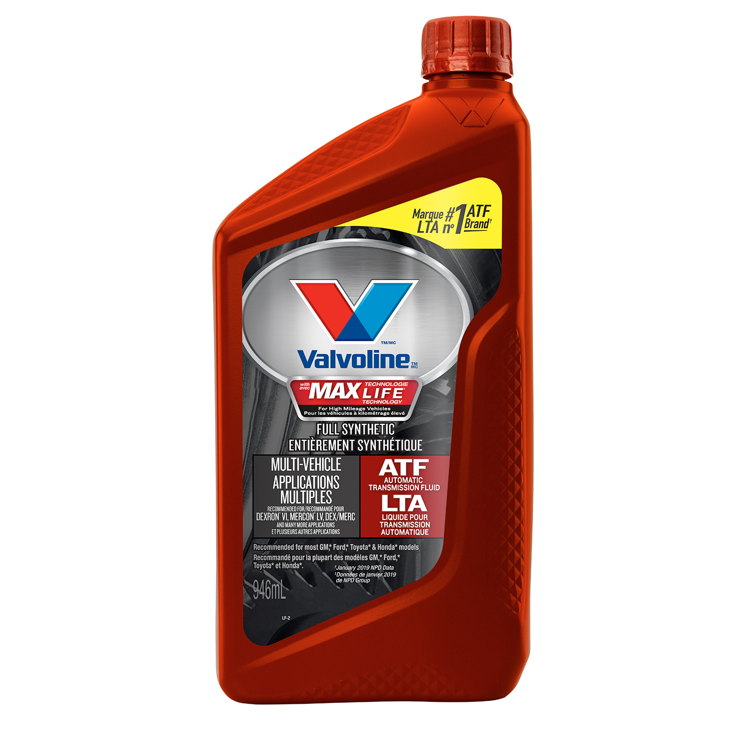 MaxLife™ Multi-Vehicle (ATF) Full Synthetic Automatic Transmission Fluid - 946 ml