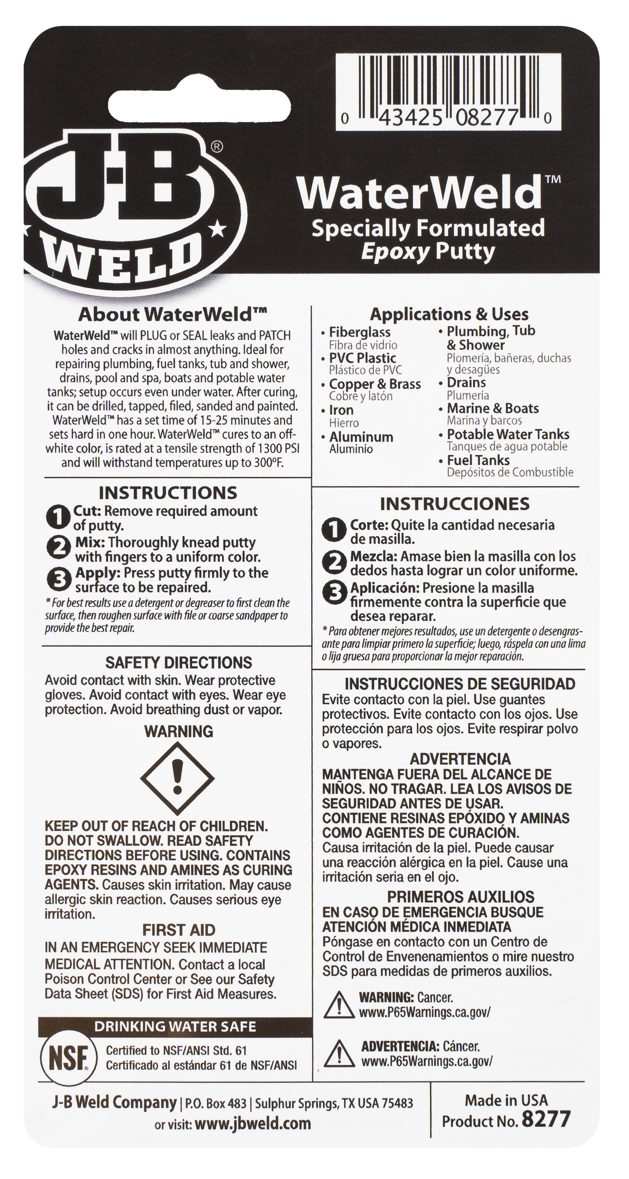 WATERWELD 3,5 POUCES