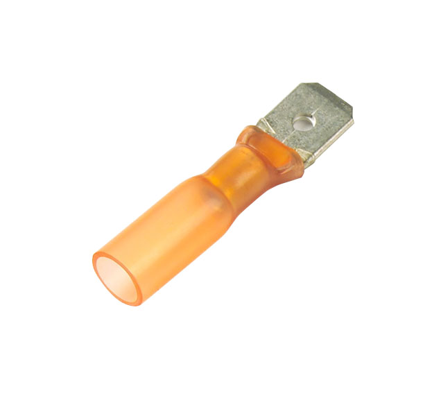 Heat Shrink Male Discon., 22-18 Ga, .250", Pk 15