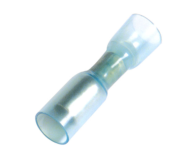 Heat Shrink Receptacle, 16-14 Ga, .156", Pk 10