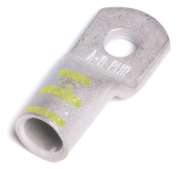 Magna Lug, 4/0 Ga, 3/8", Pk 5