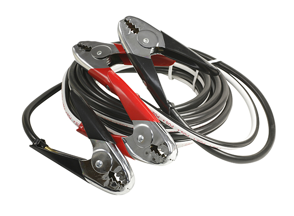 Booster Cable, 4 Ga, 20', 500 Amp, Parrot Jaw