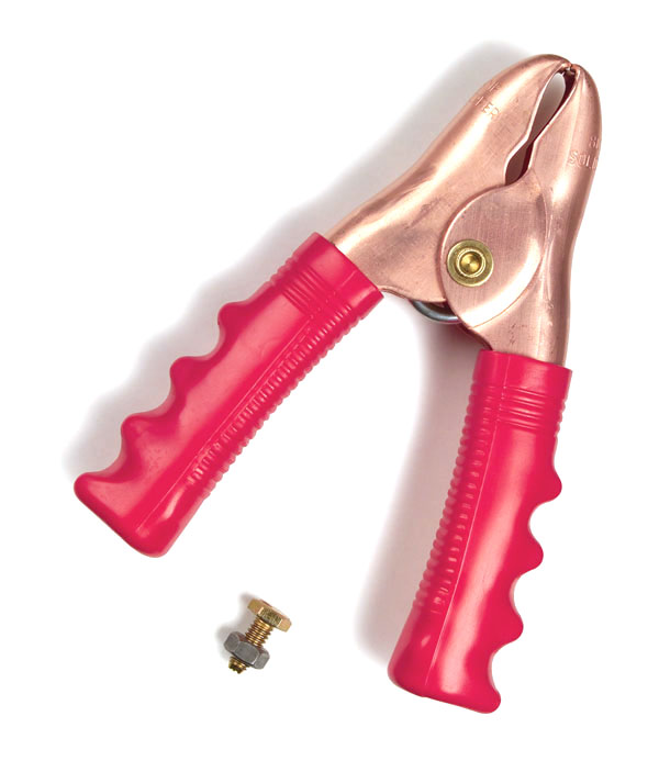 Booster Clamp, 900 Amp, Parrot Jaw, Red