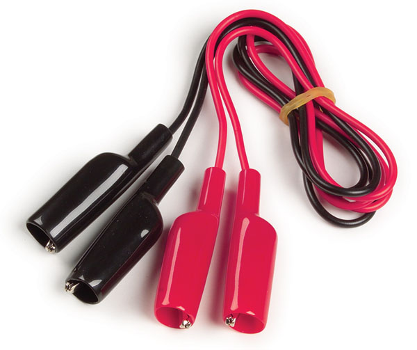Fils conducteurs isolés, 30 pouces, noir et rouge