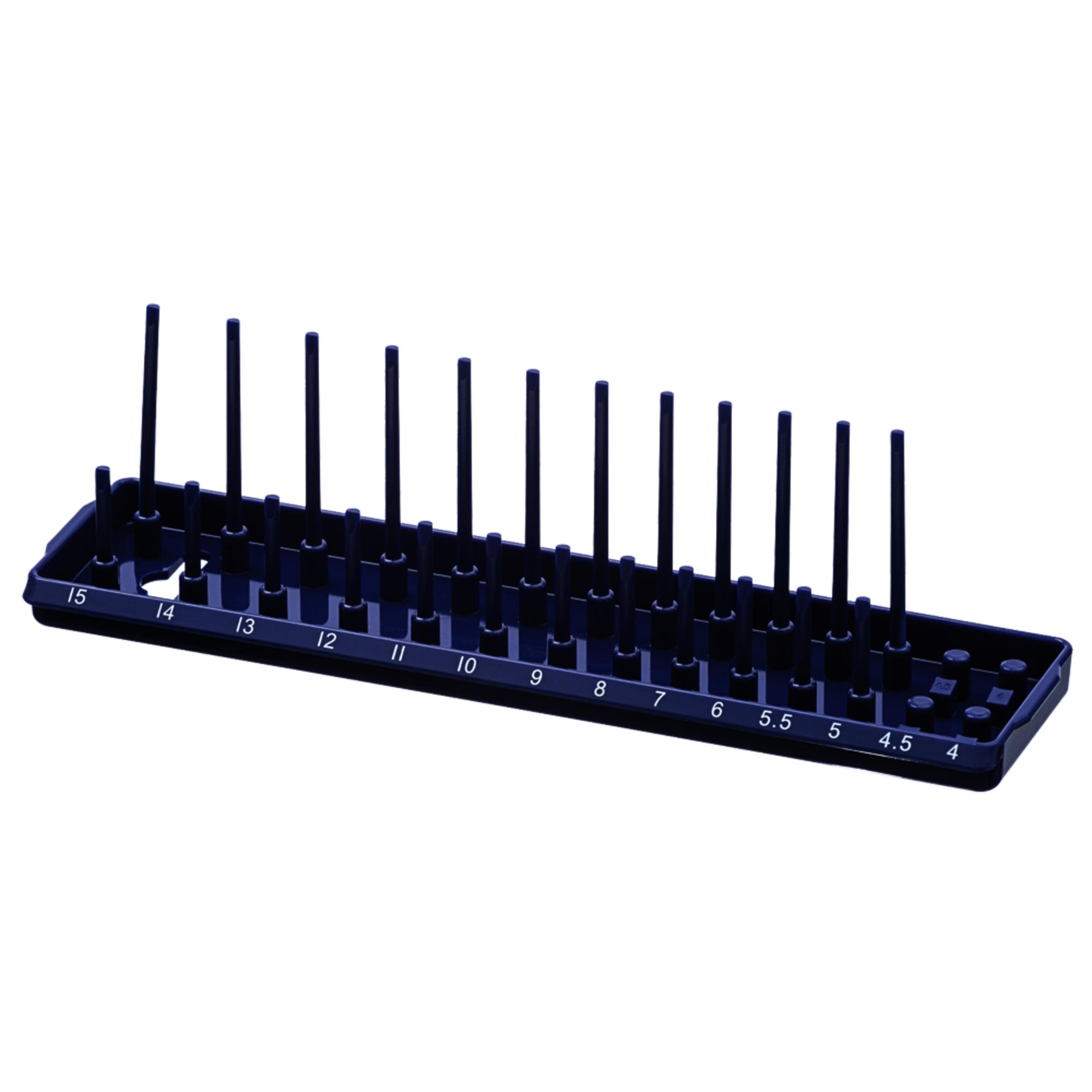 Plateau de rangement Dr Metric Socket, 1/4 po
