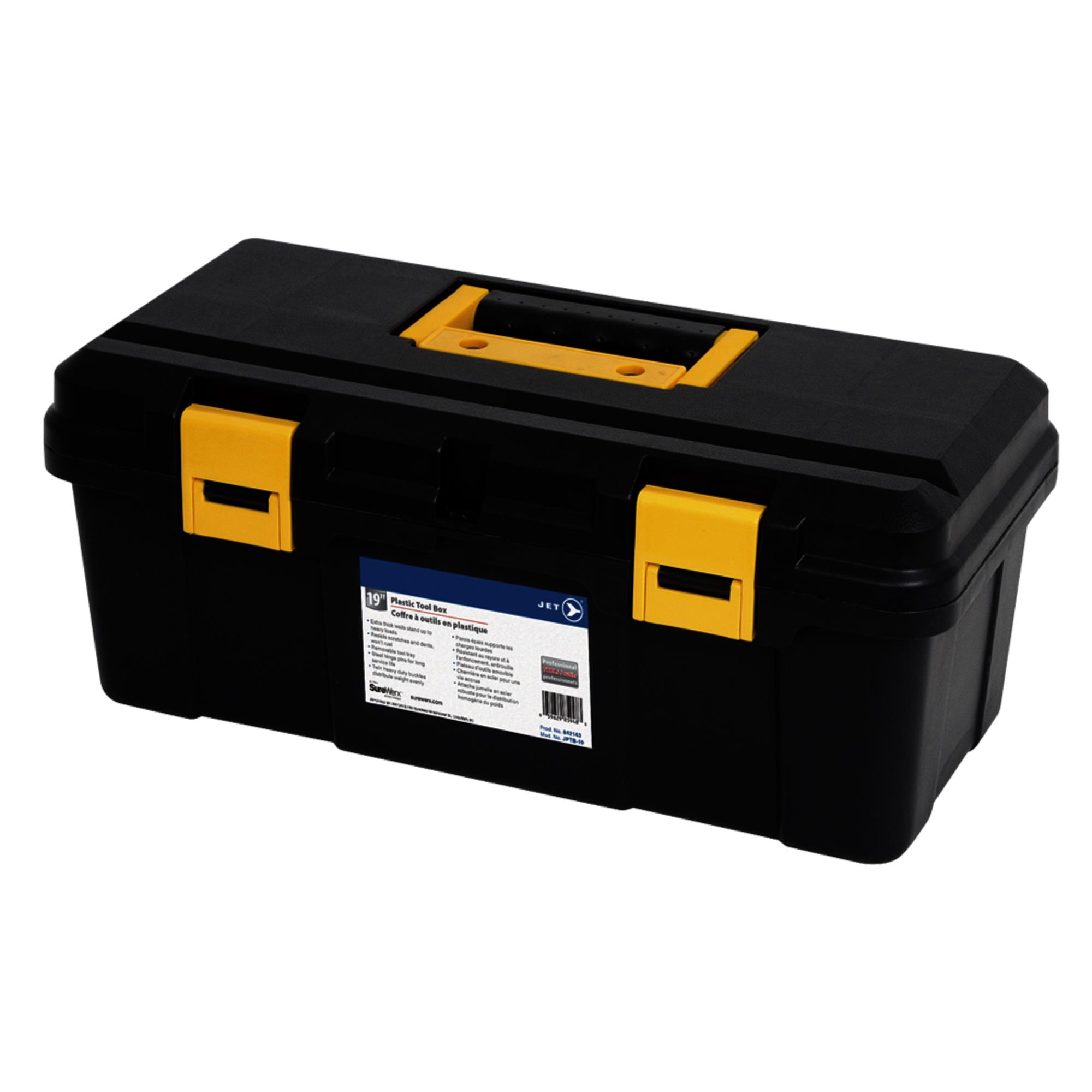 19" Plastic Hand Tool Box