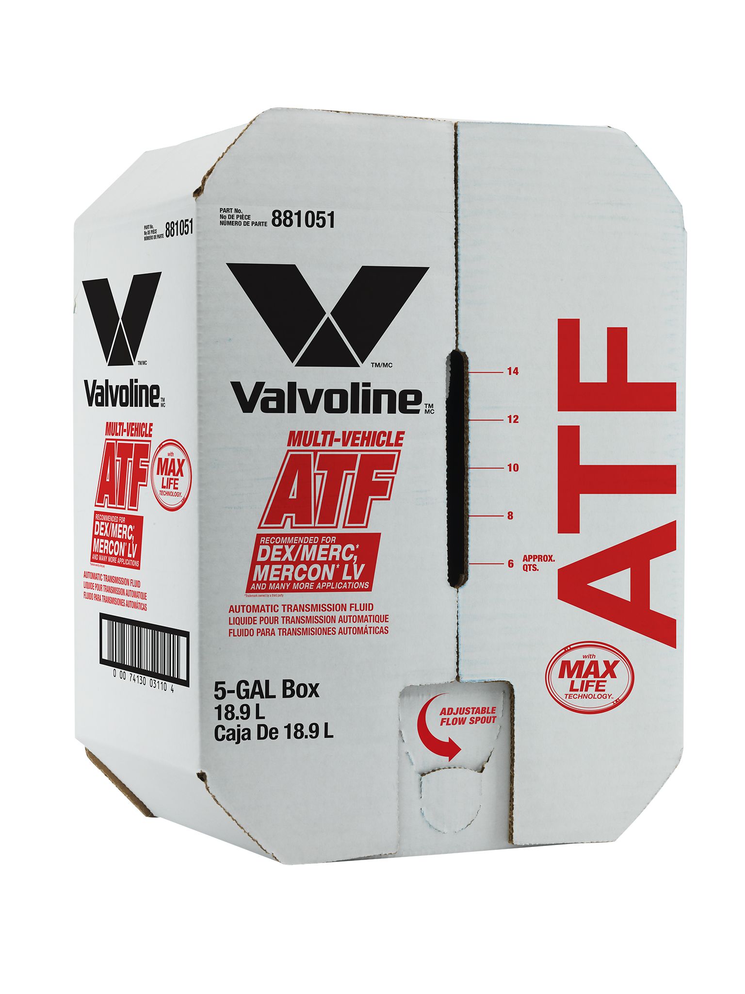 MaxLife™ Multi-Vehicle (ATF) Full Synthetic Automatic Transmission Fluid - 18.9 L