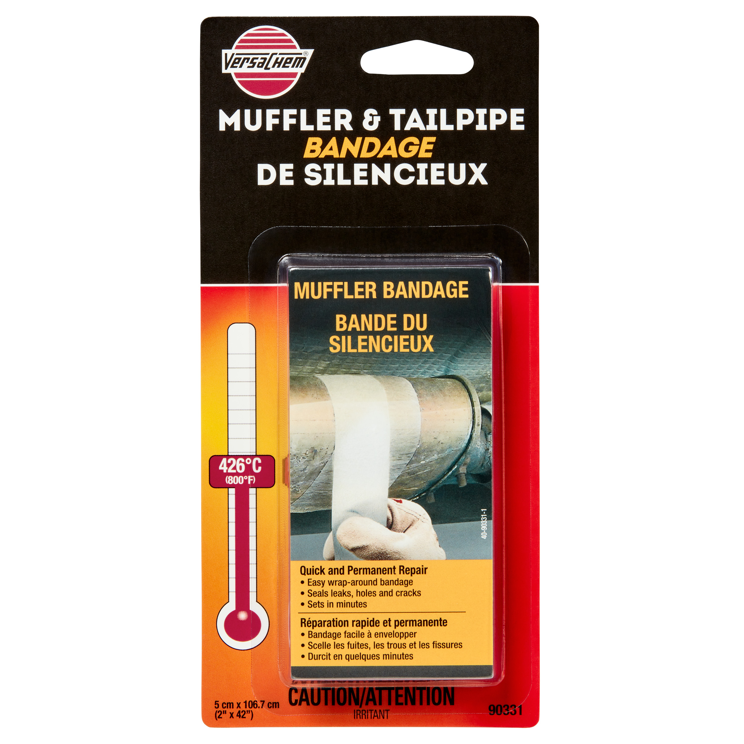 Bandage Versachem® pour silencieux et tuyau d'échappement - Ruban adhésif de 2 po x 42 po