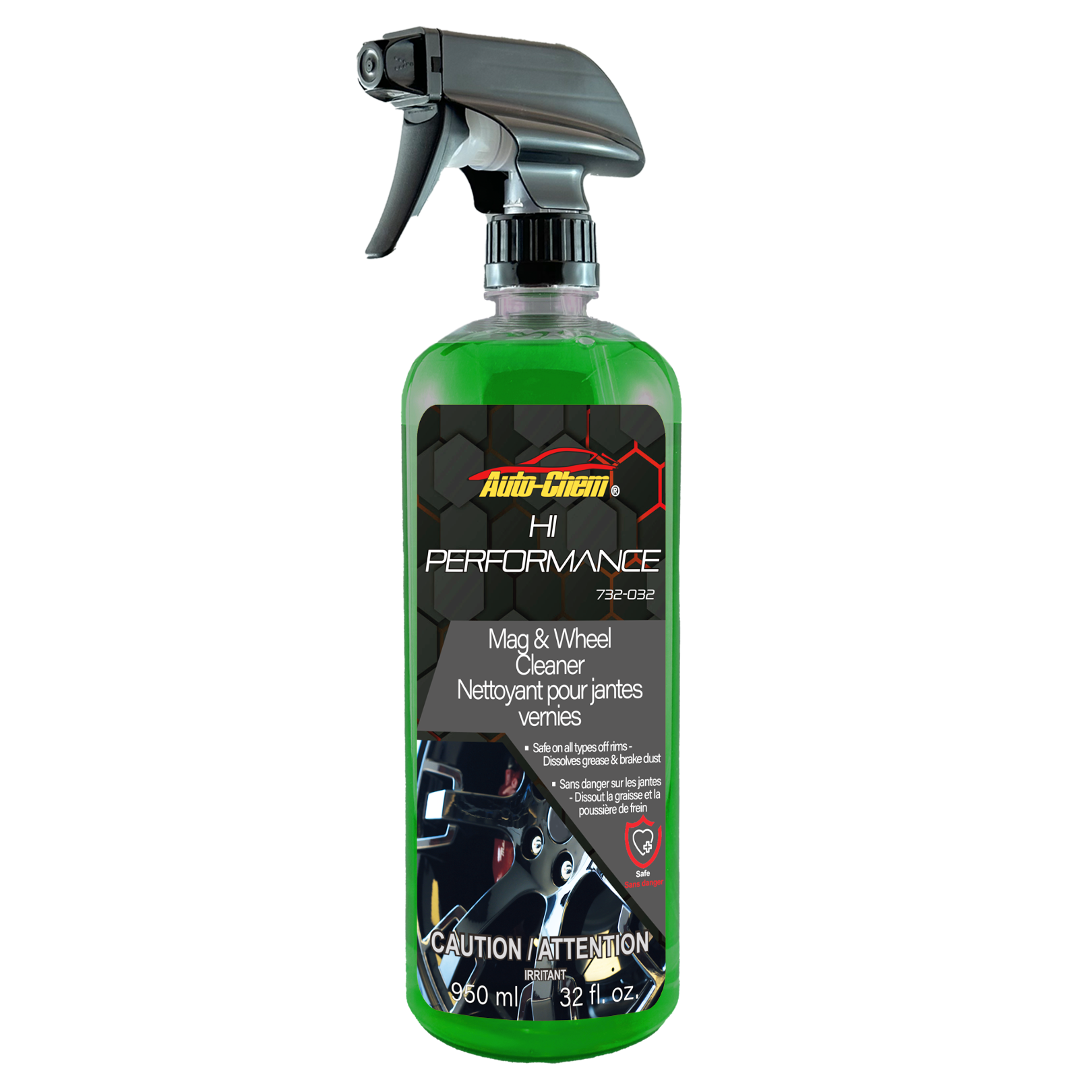 HI-PERFORMANCE Clear Coated Wheel Cleaner - 950 ml
