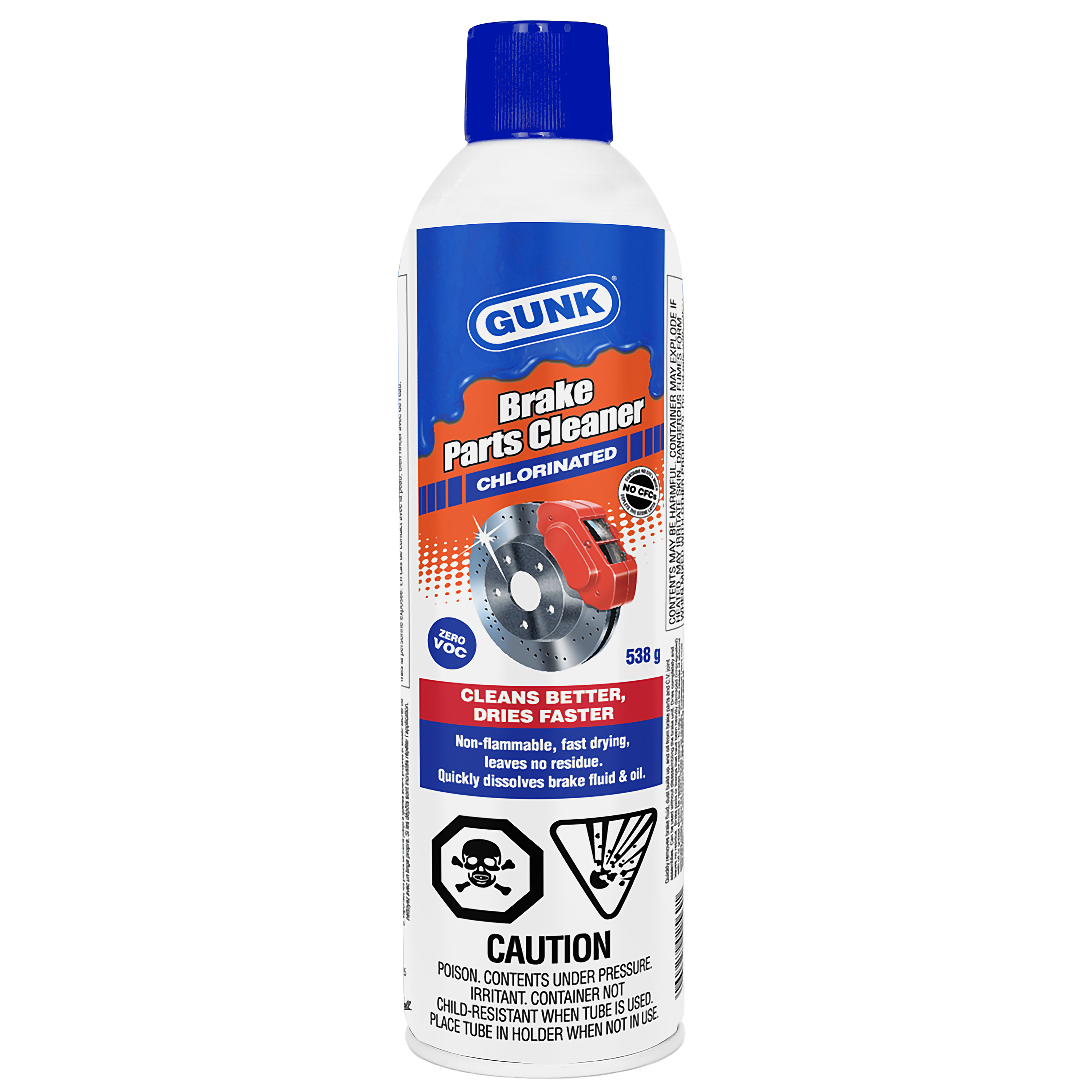 GUNK Brake Parts Cleaner Chlorinated - 538 g