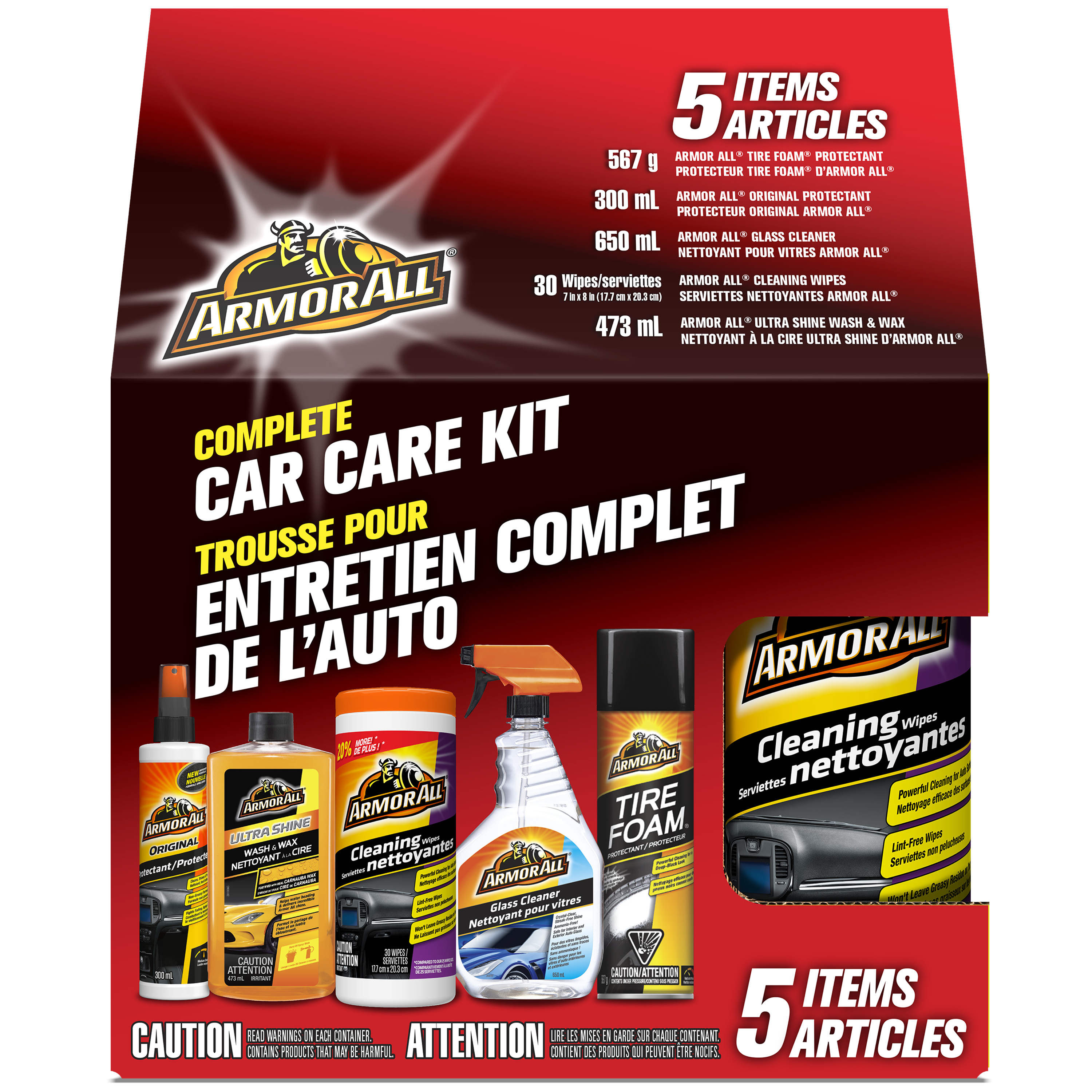 Complete Car Care 5 Items Kit