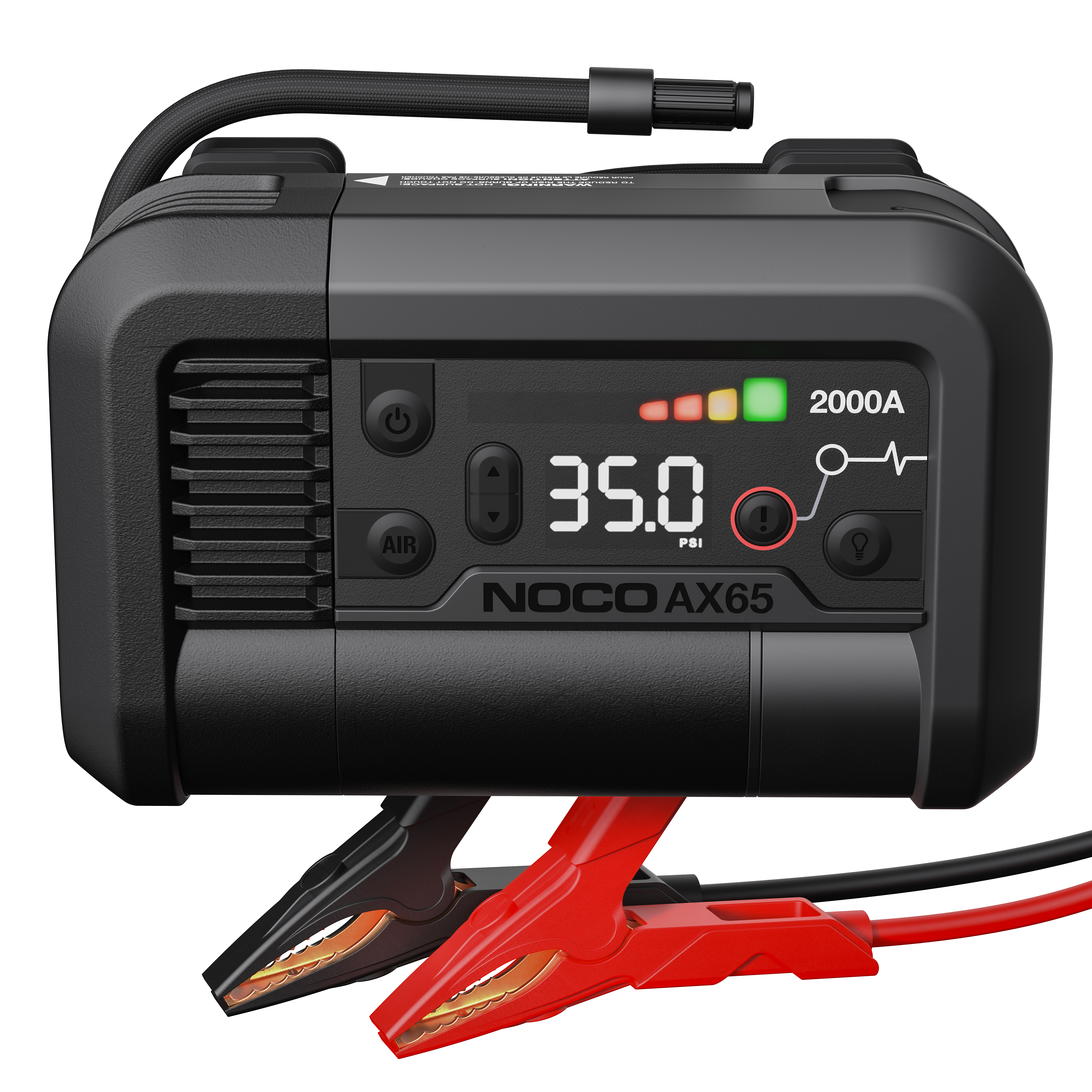 2000A Jump Starter + 67 LPM 100 PSI Air Compressor