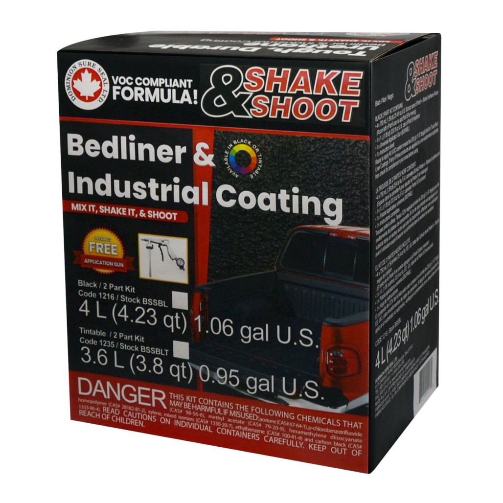 Shake and Shoot Bedliner Kit Black