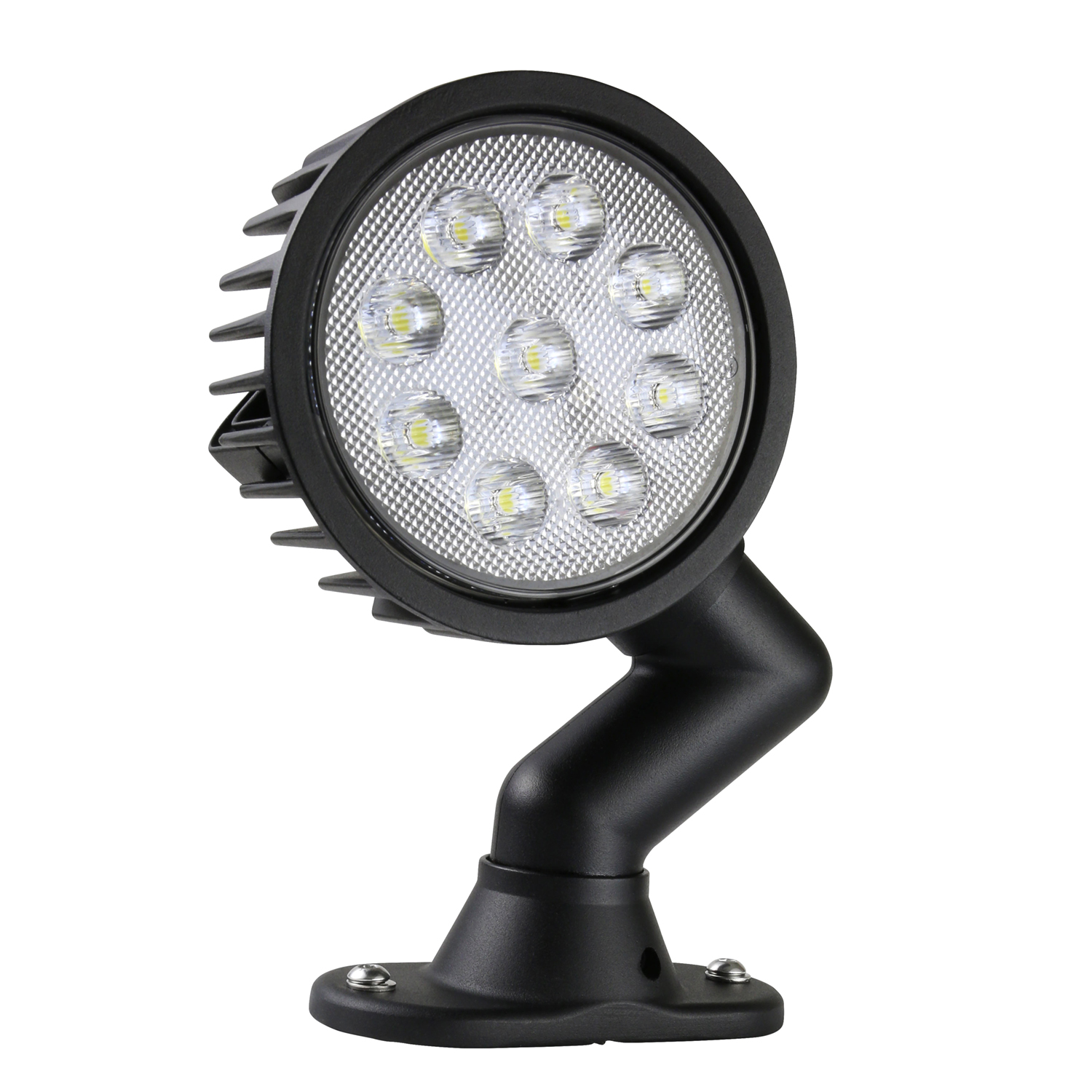 Lampe de travail ronde Goose Neck avec interrupteur (Flood)