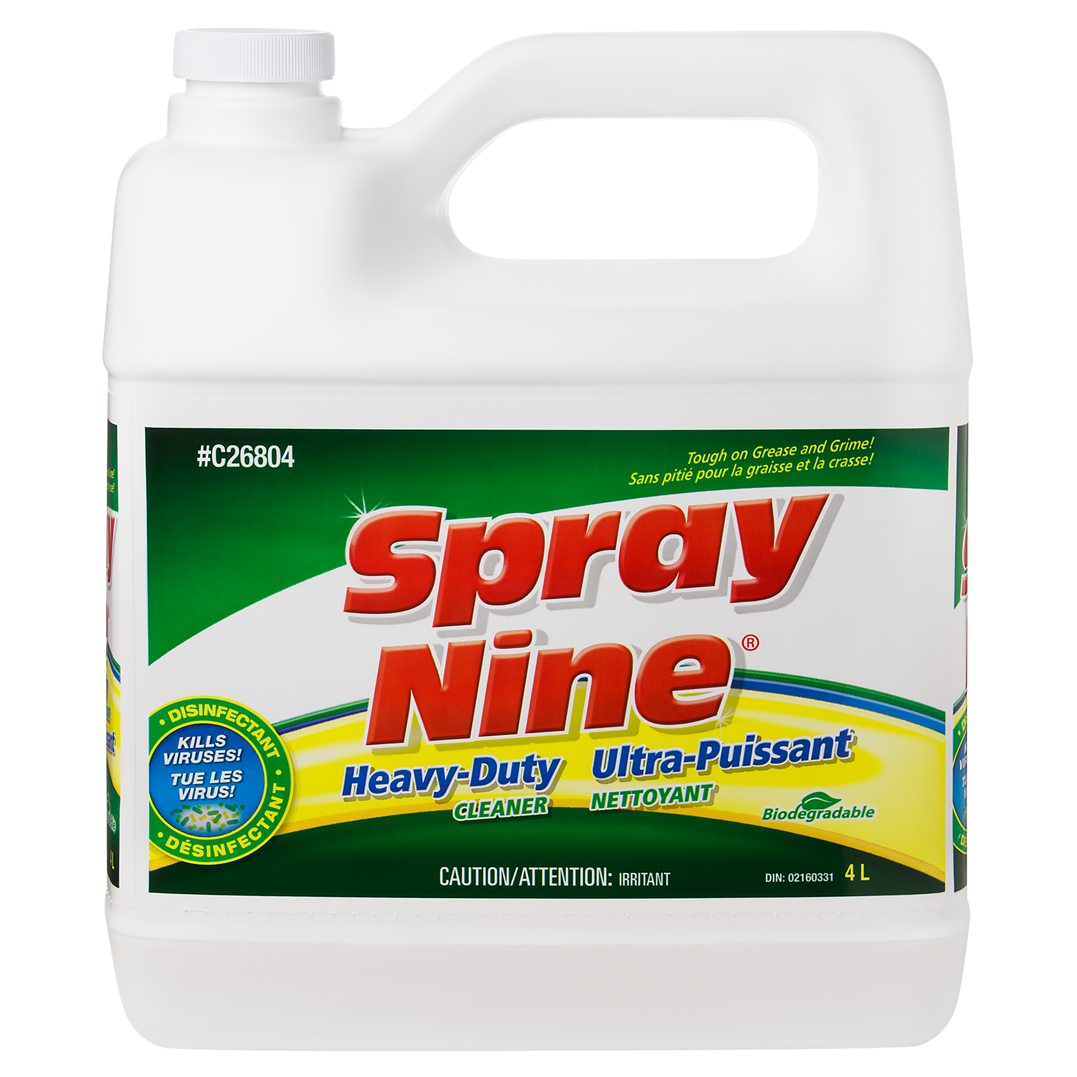 Nettoyant/dégraissant robuste Spray Nine®, carafe de 4 l