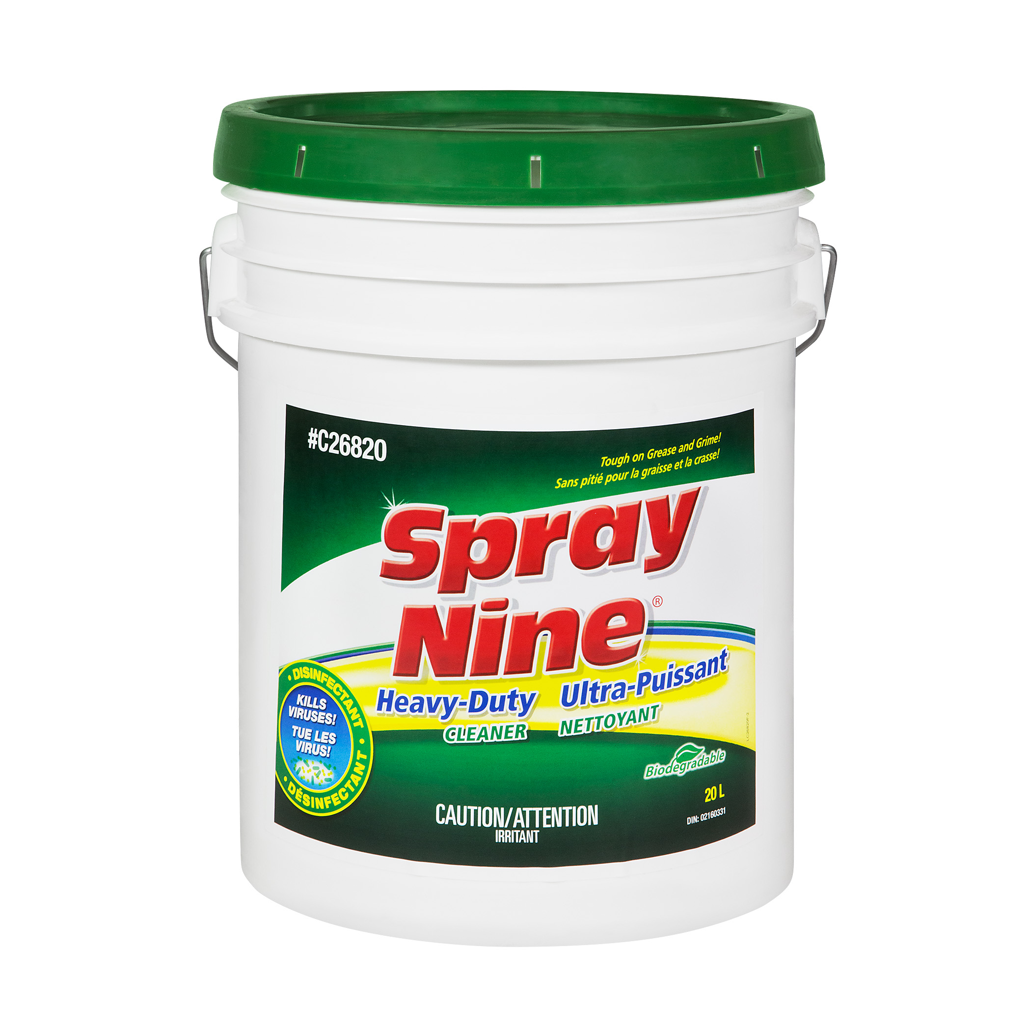 Nettoyant/dégraissant robuste Spray Nine®, seau de 20 l