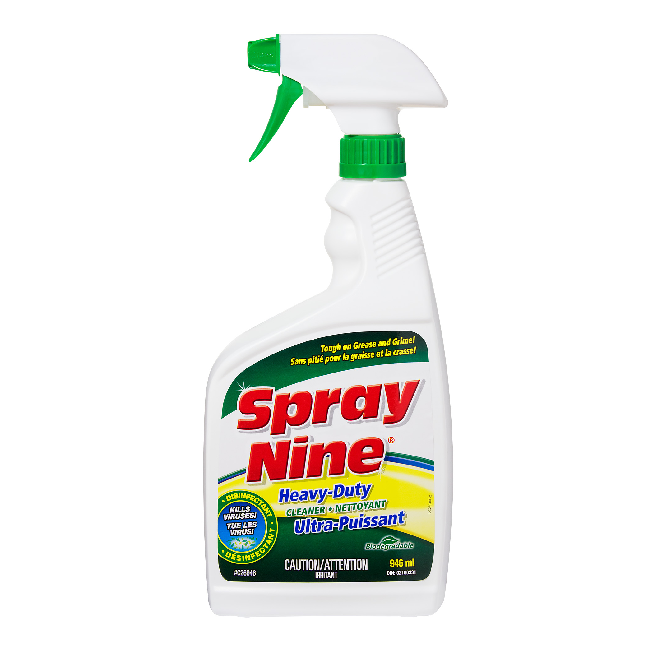 Nettoyant/dégraissant robuste Spray Nine® - Bouteille de 946 ml