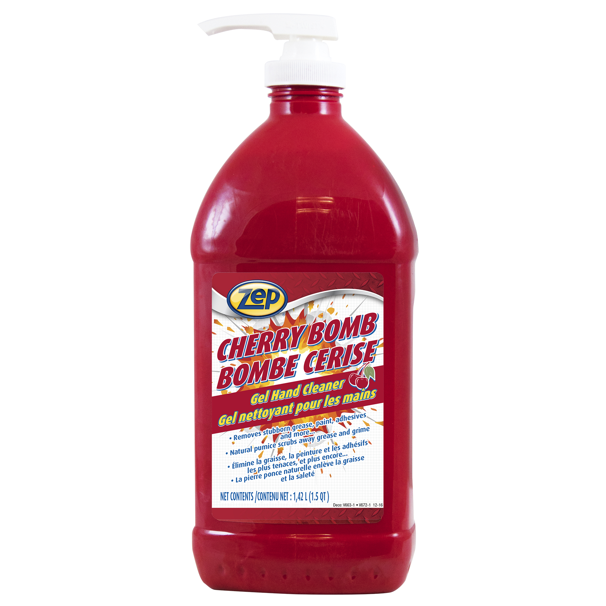 Commercial Cherry Bomb Hand Cleaner - 1.42 L