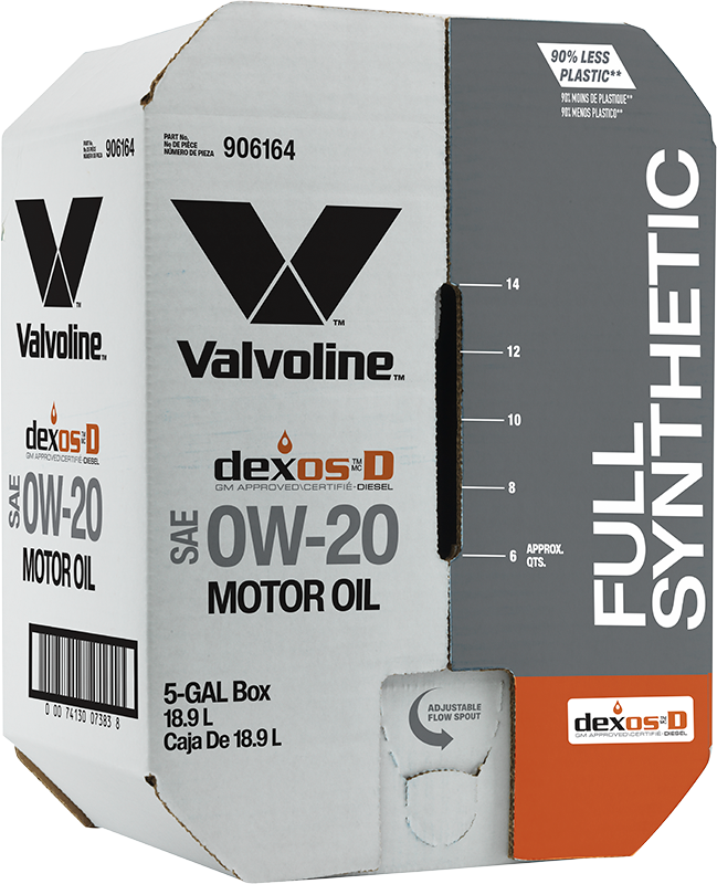 Full Synthetic dexos™ D 0W-20 Motor Oil - 18.9 L