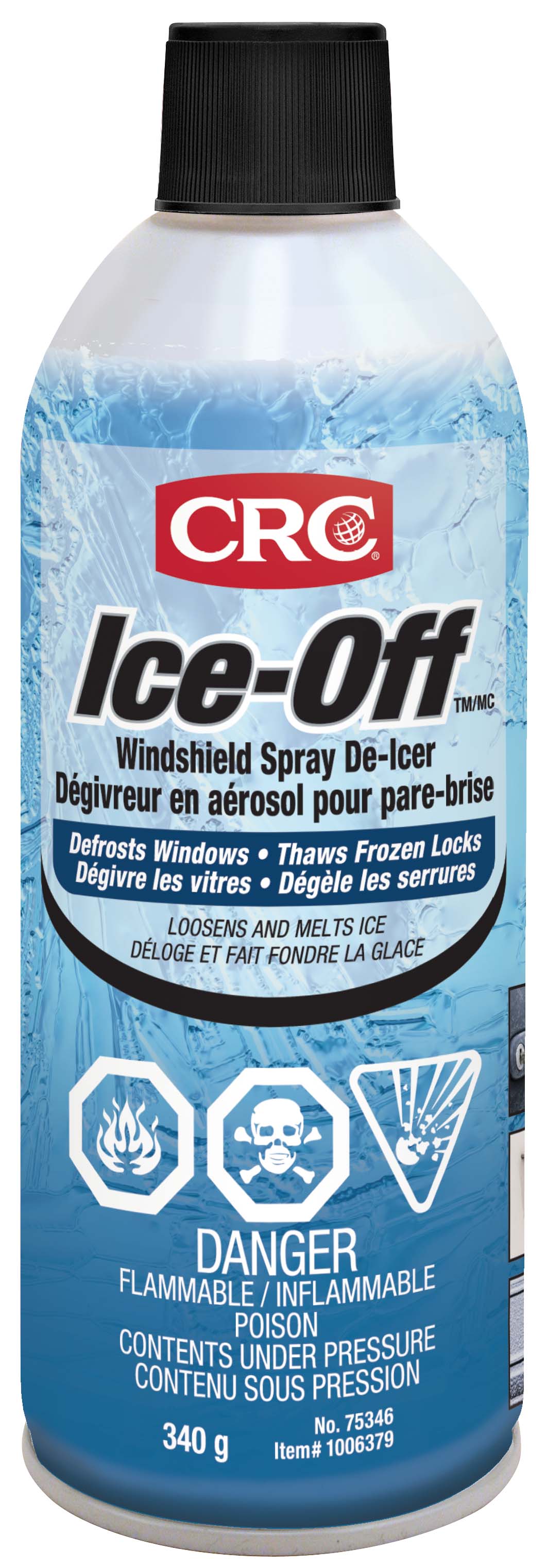 CRC Ice-Off Windshield Spray De-Icer - 340 g