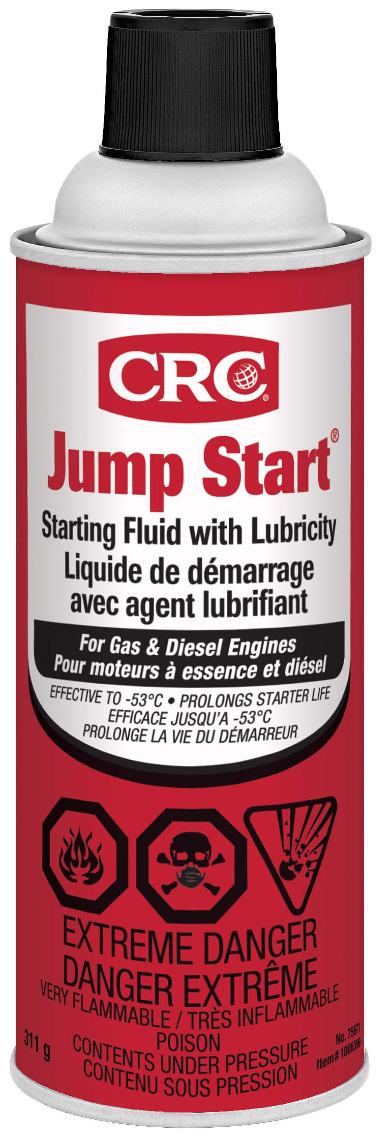 Liquide de démarrage Jump Start avec pouvoir lubrifiant, 311 g