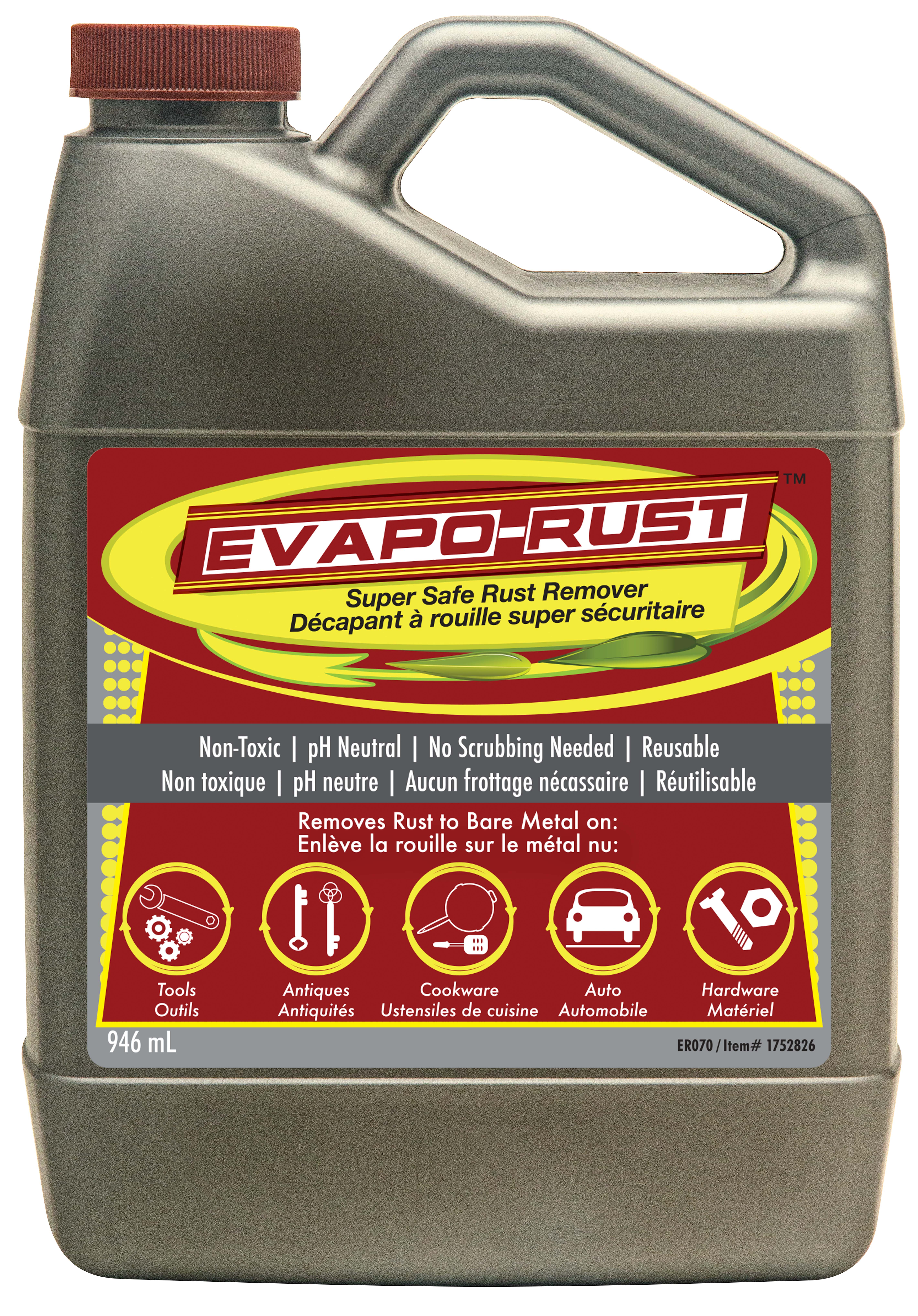 Evapo-Rust® Heavy-Duty Rust Remover - 946 ml