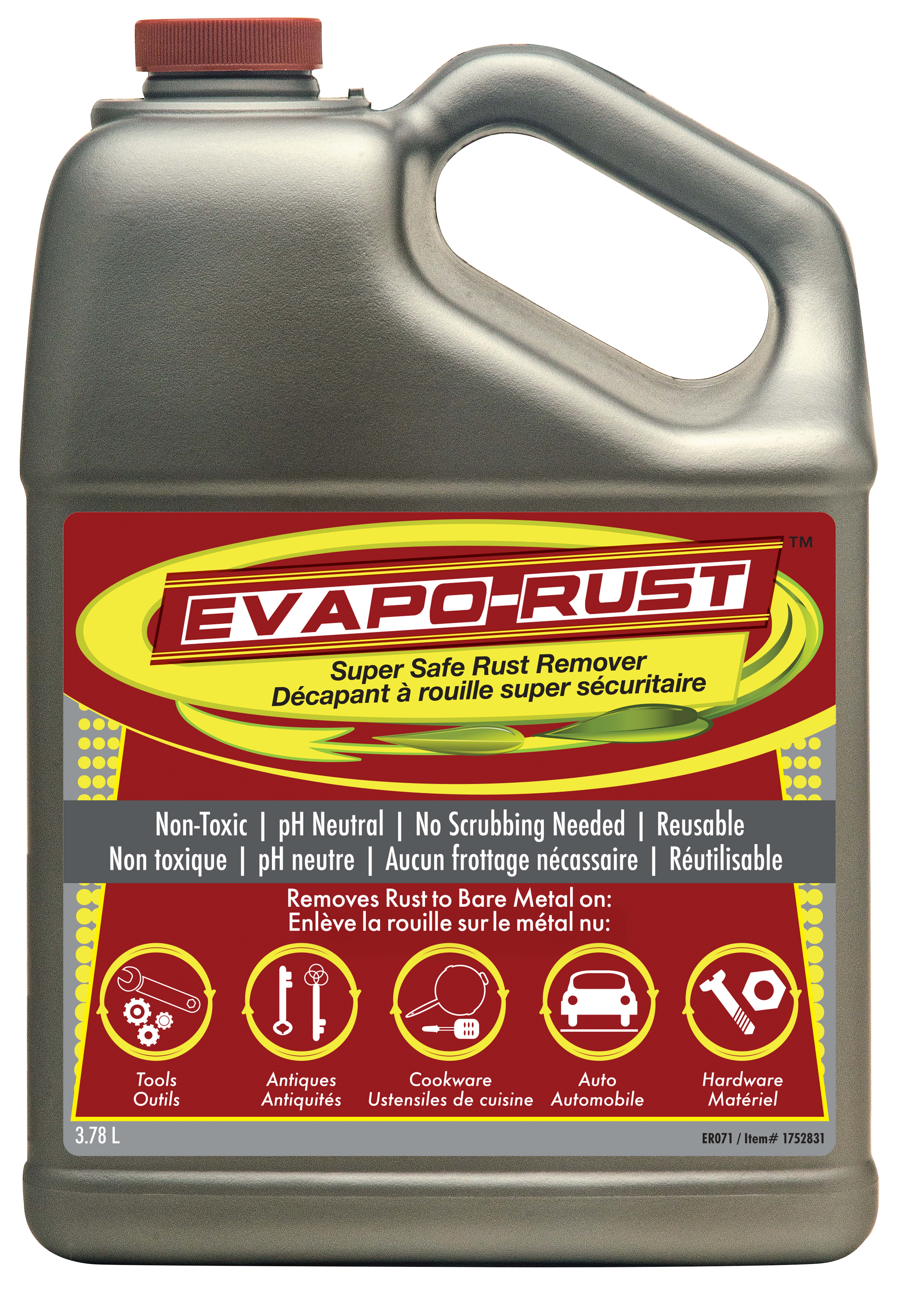 Evapo-Rust® Heavy-Duty Rust Remover - 13.2 L