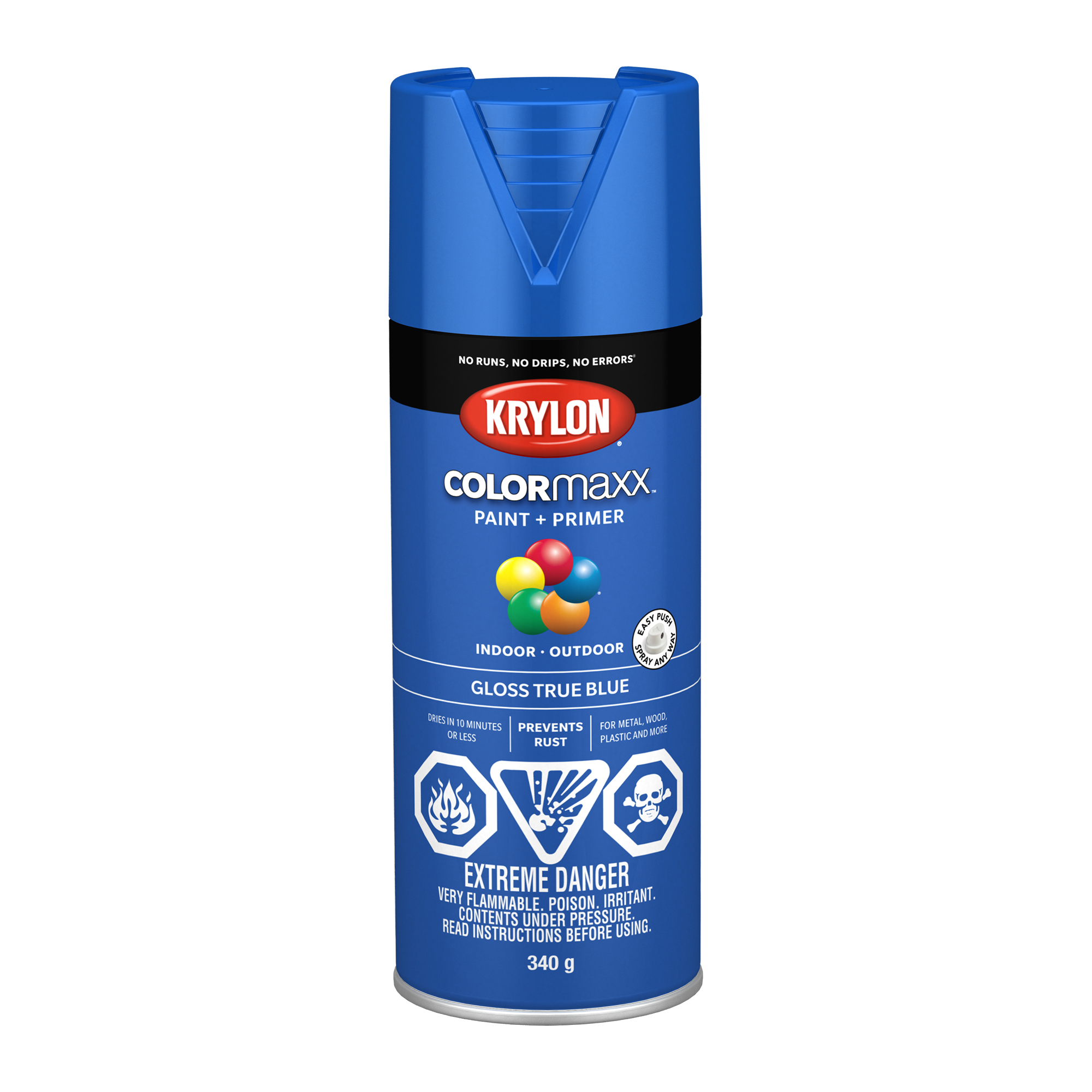 COLORmaxx™ Paint + Primer Single Gloss True Blue - 450 g