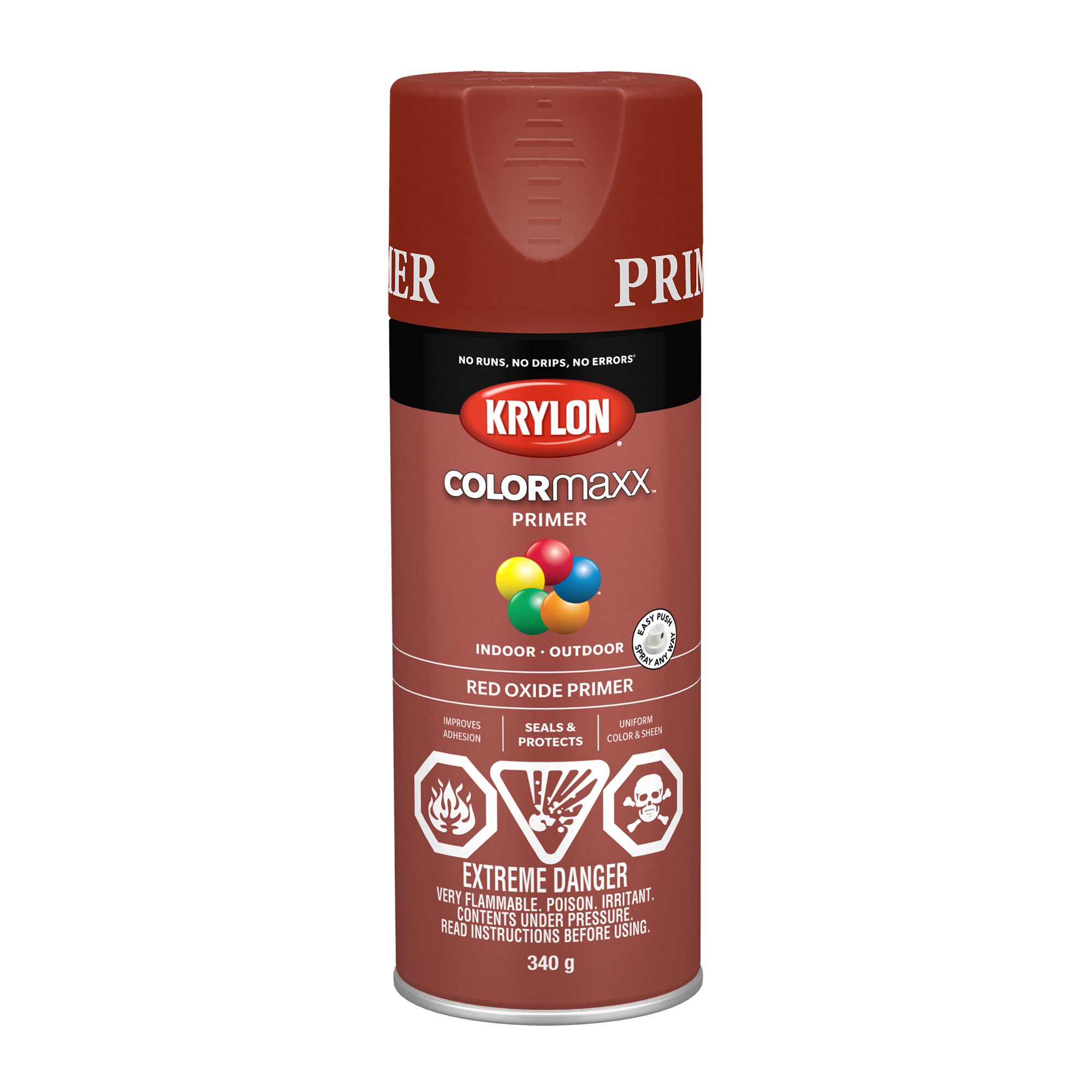 COLORmaxx™ Paint + Primer Single Red Oxide - 340 g