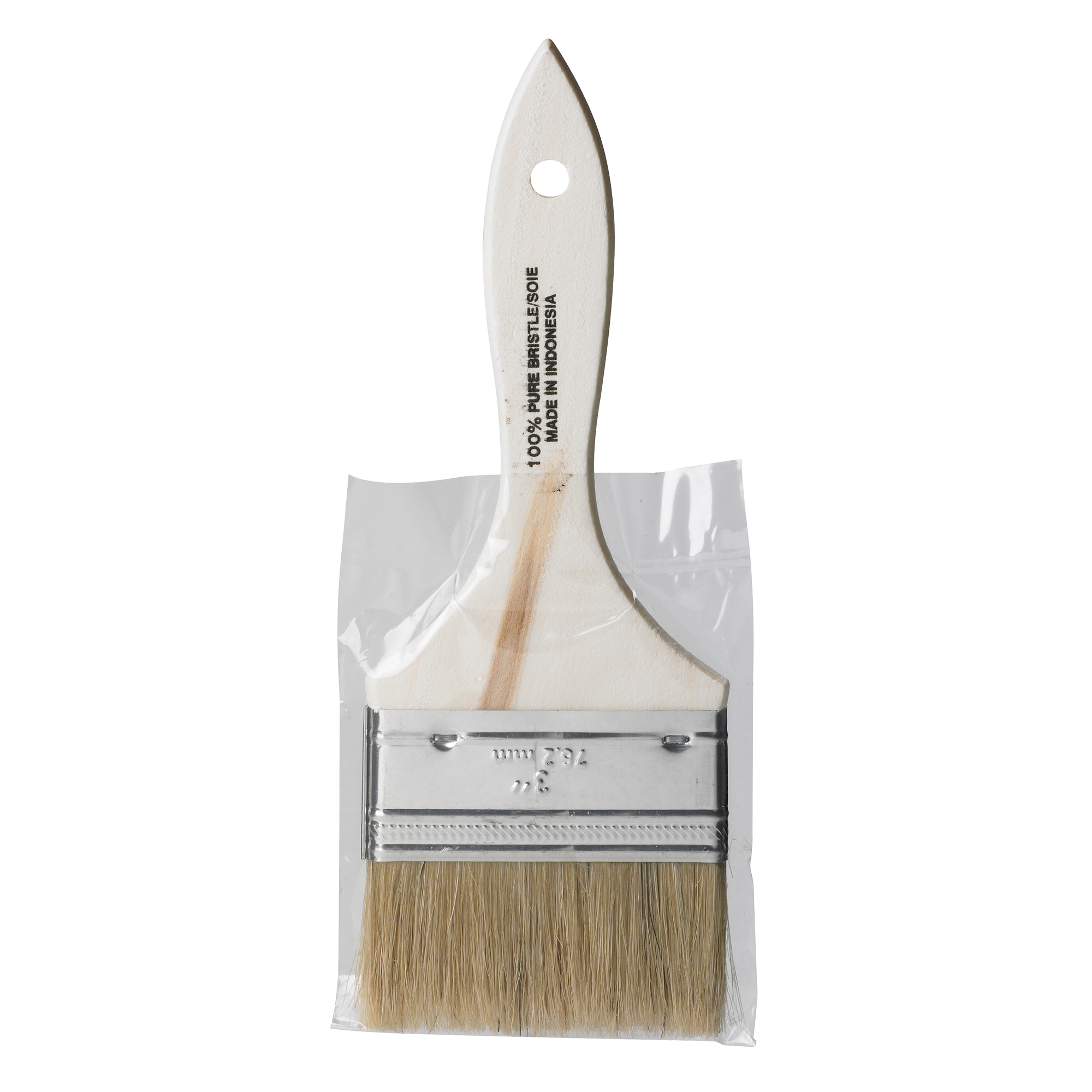 White China Chip Brush Single 3-in Brush White China
