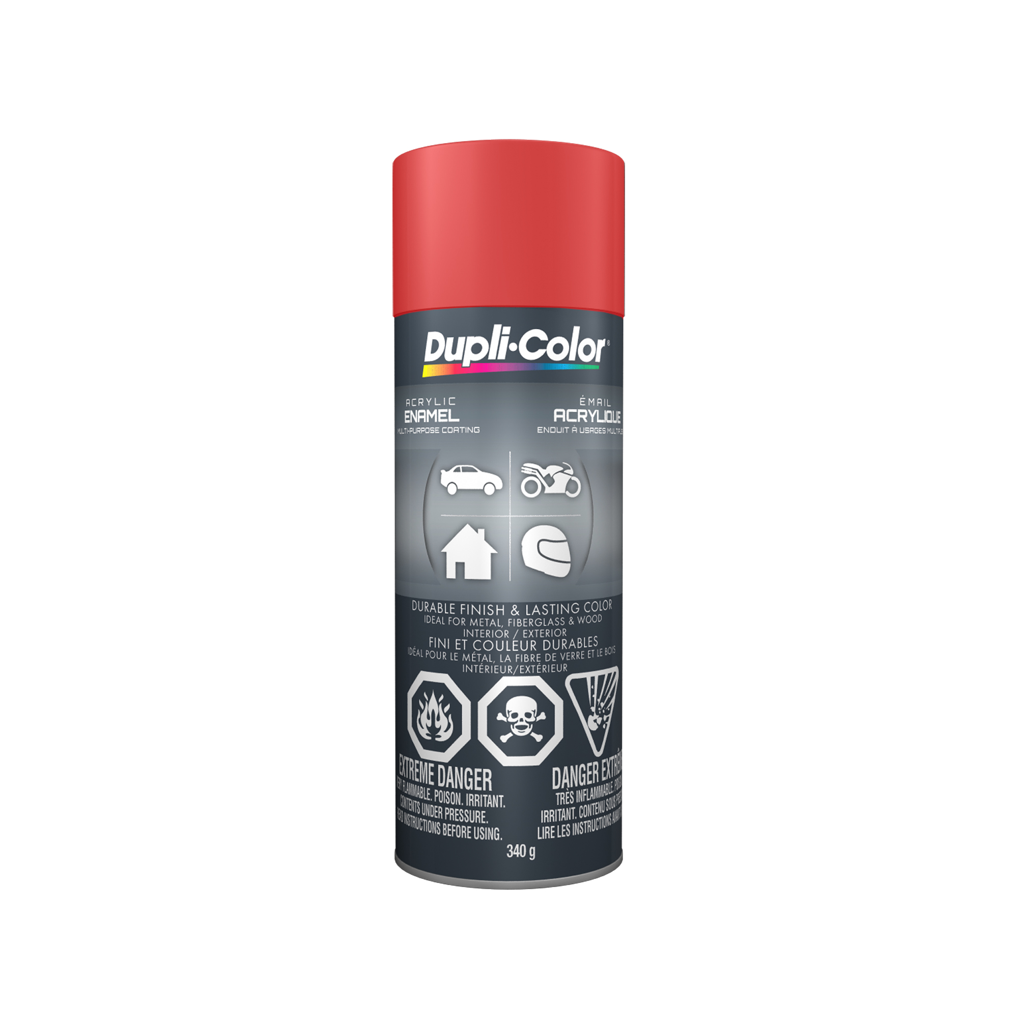 Acrylic Enamel Single Paint Gloss Cherry Red- 340 g
