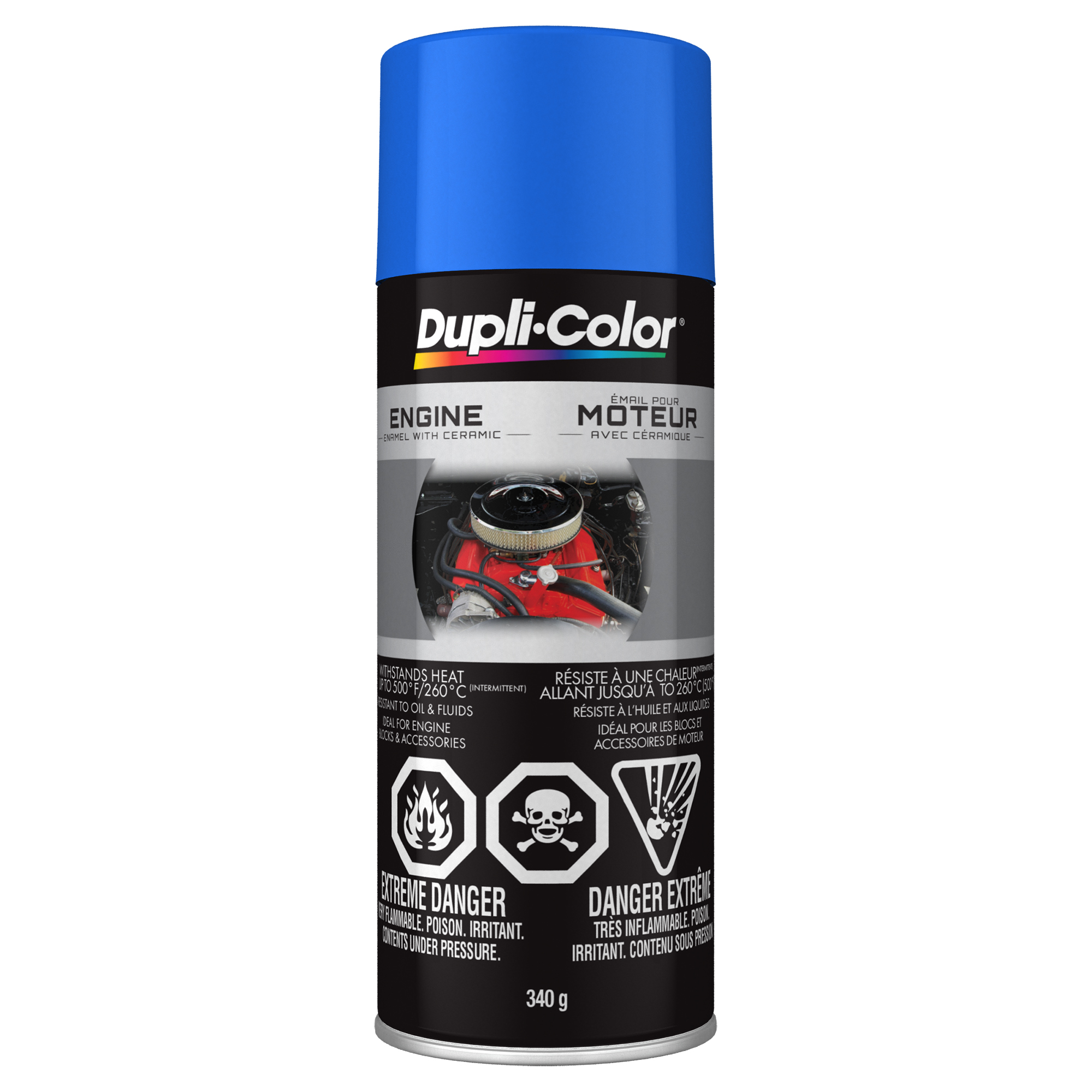Engine Enamel with Ceramic Single Paint Gloss Ford Blue- 340 g