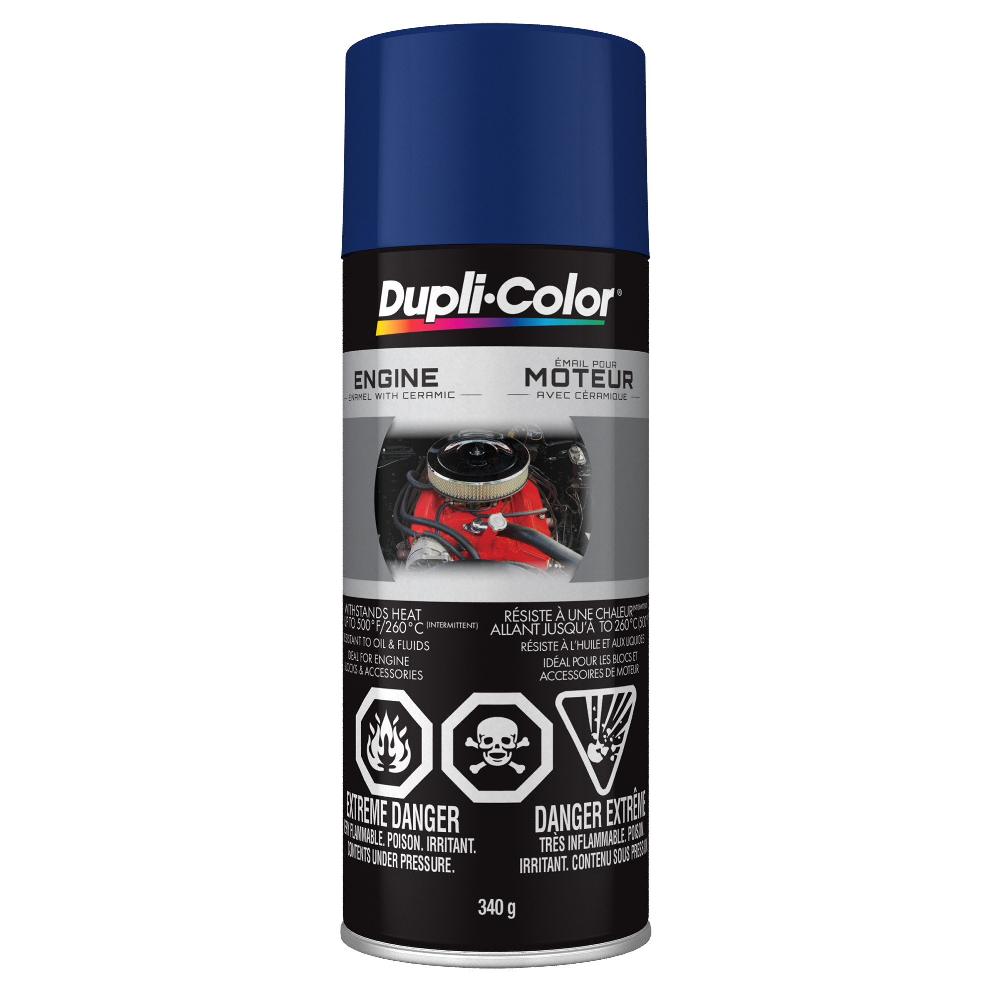 Engine Enamel with Ceramic Single Paint Gloss Ford Dark Blue- 340 g