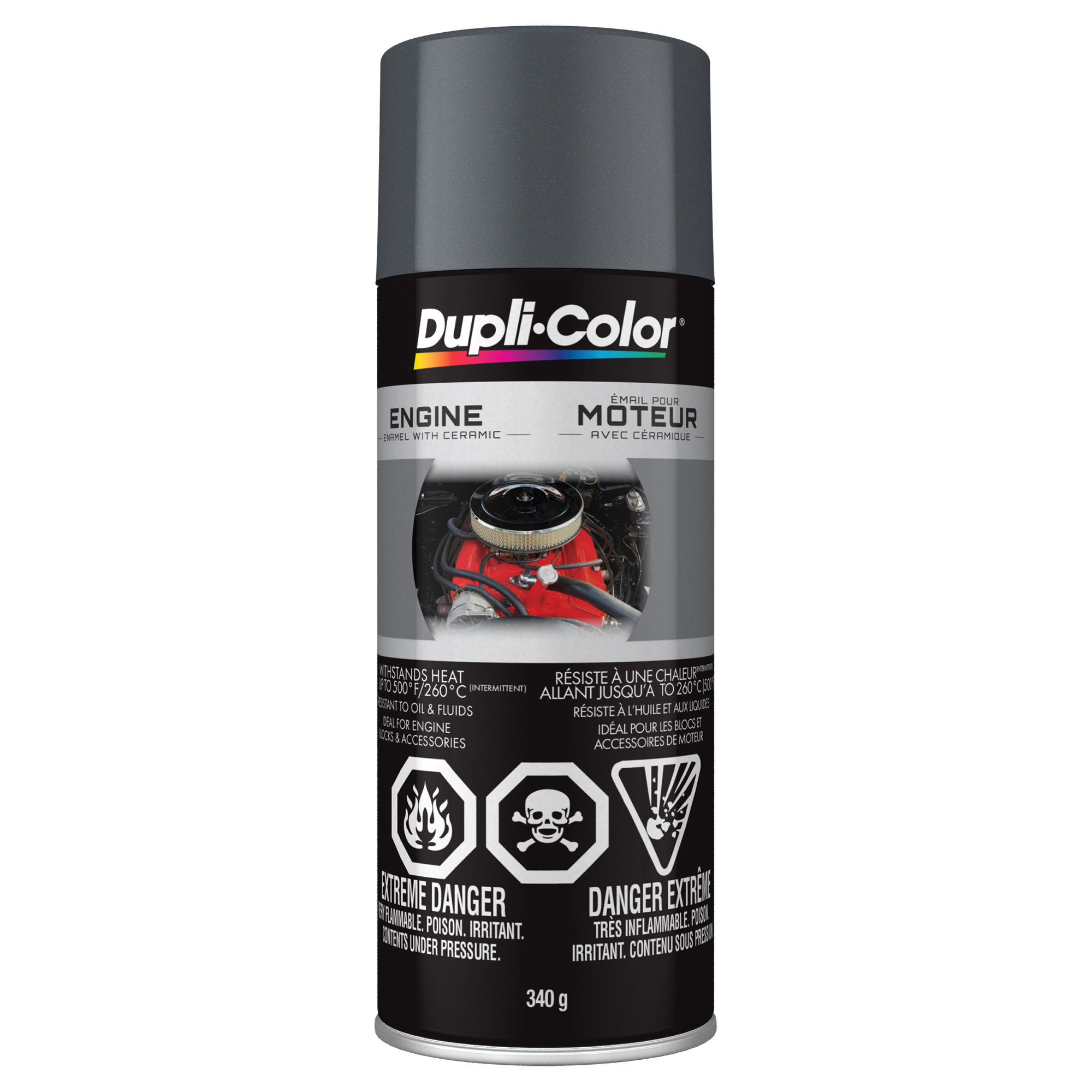 Engine Enamel with Ceramic Single Paint Gloss Cast Coat Iron- 340 g
