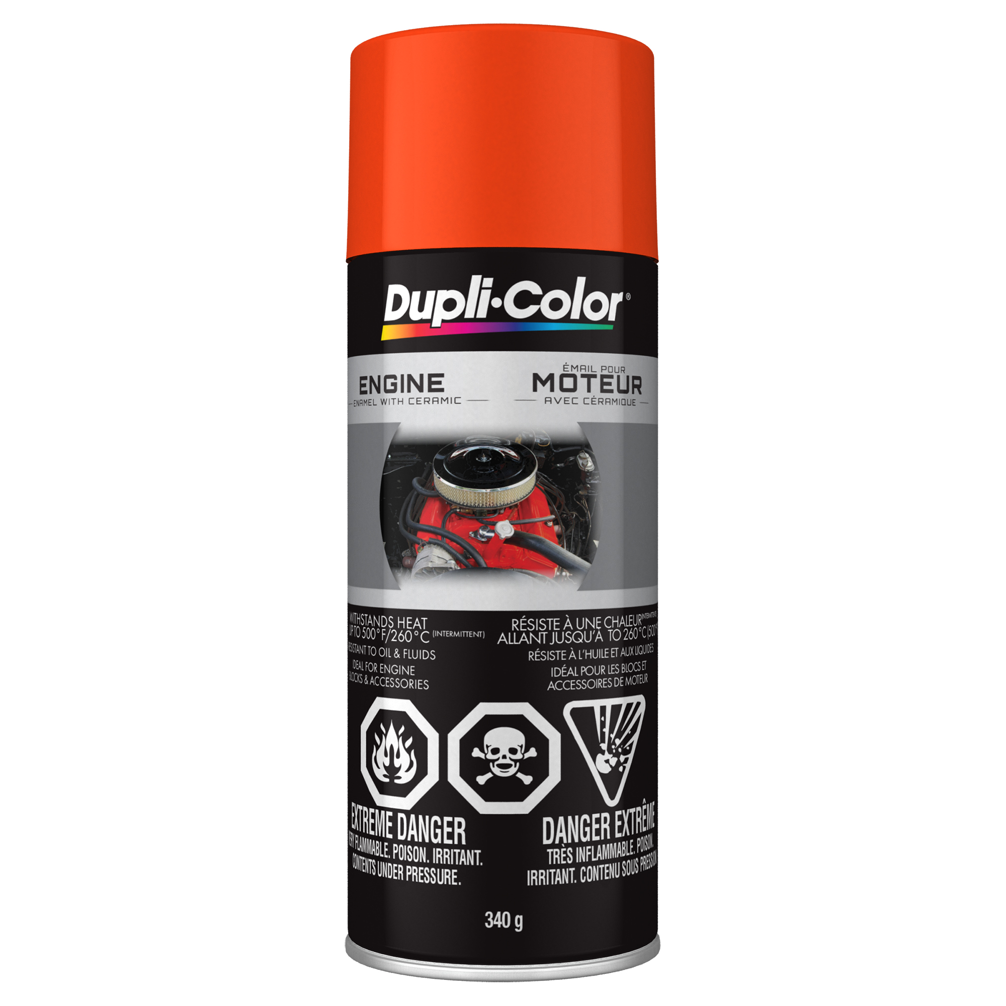 Engine Enamel with Ceramic Single Paint Chrysler Hemi-Orange- 340 g