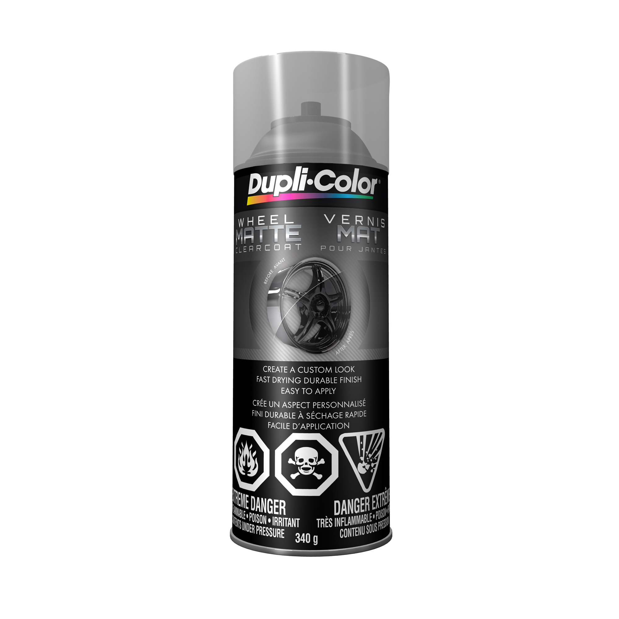 Wheel Coating Single Coating Matte Clear - 340 g