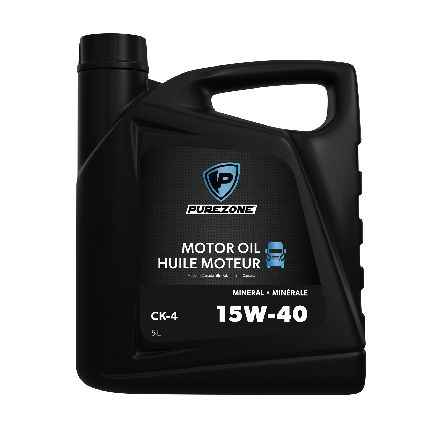 Huile minérale robuste pour moteur diesel 15W40 CK-4 - 5 L